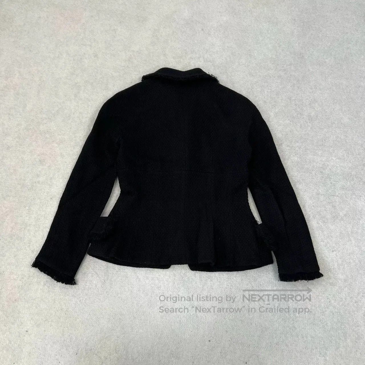Dior Dior Black Tweed Wool Waistcoat Coat. Size S / US 4 / IT 40 - 2 Thumbnail