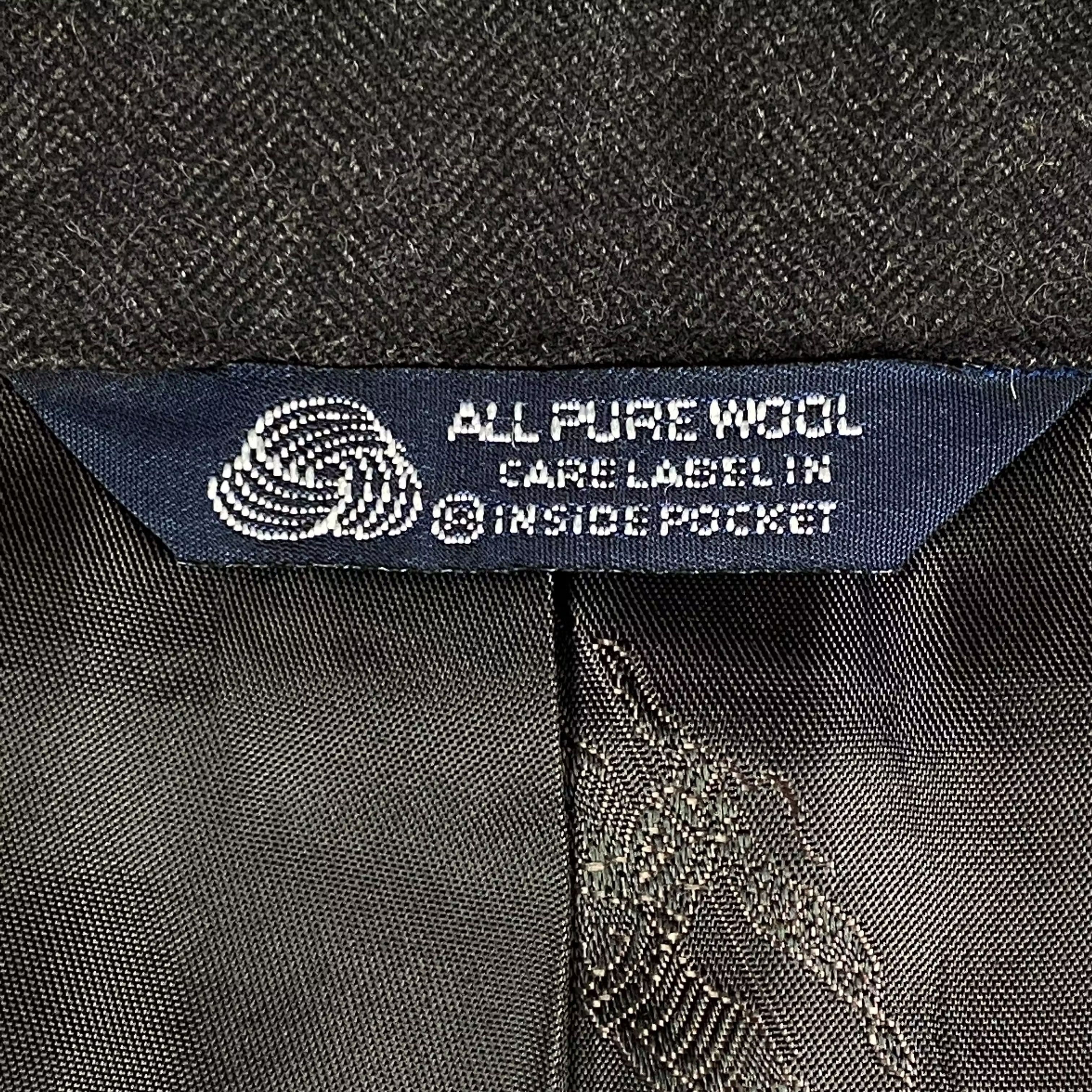 Burberry × Vintage Men’s Blazer Jacket Burberry’s Vintage Size M One Button Size 44R - 4 Thumbnail