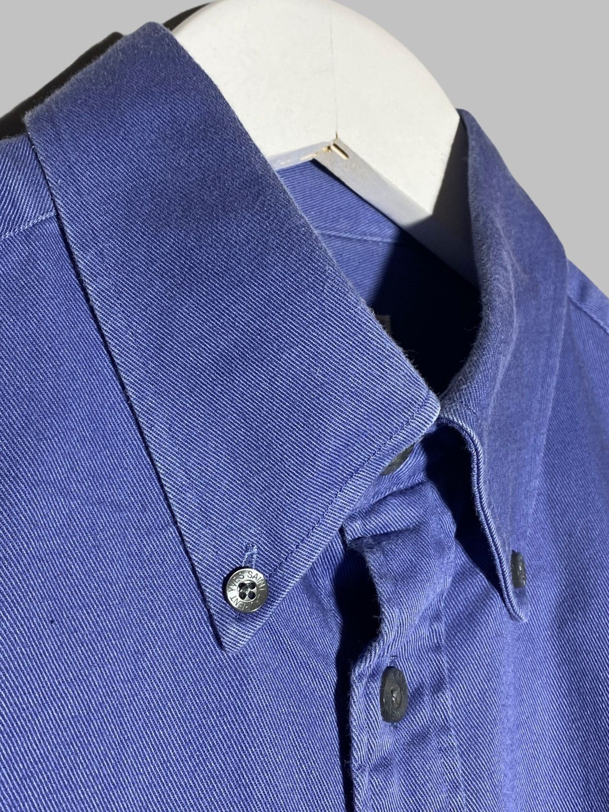 Yves Saint Laurent 🔥 Y2K YSL BUTTON UP SHIRT VINTAGE FRENCH DAD AESTHETIC Size US S / EU 44-46 / 1 - 6 Thumbnail