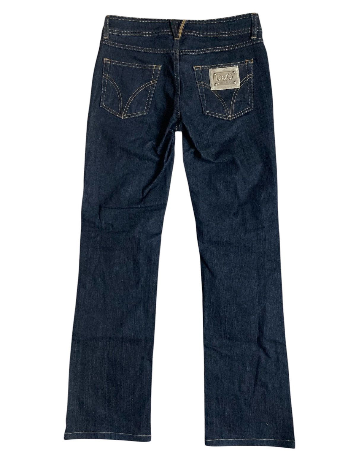 Dolce & Gabbana Dolce & Gabbana Bootcut Dark Blue Jeans Size 29" - 2 Thumbnail