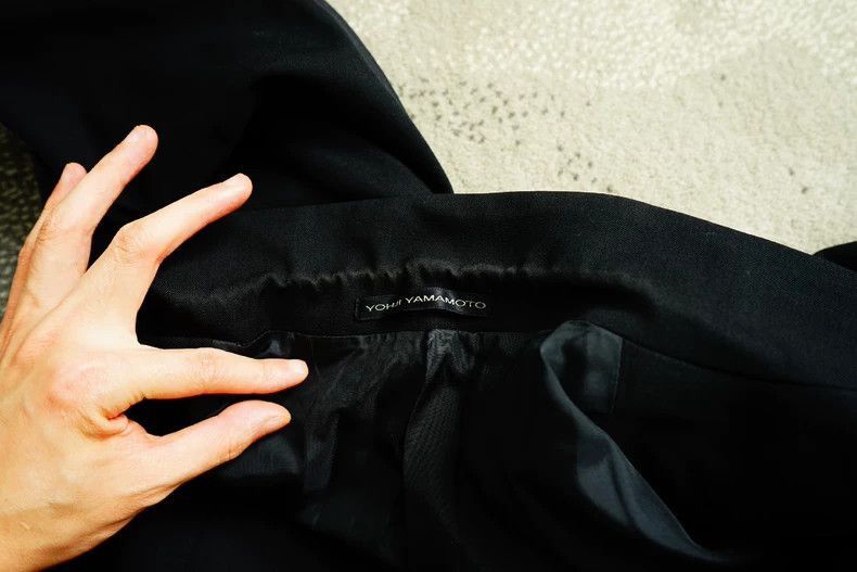 Yohji Yamamoto Yohji Yamamoto Yohji Yamamoto Black Tailored Suit Jacket Size US L / EU 52-54 / 3 - 9 Thumbnail