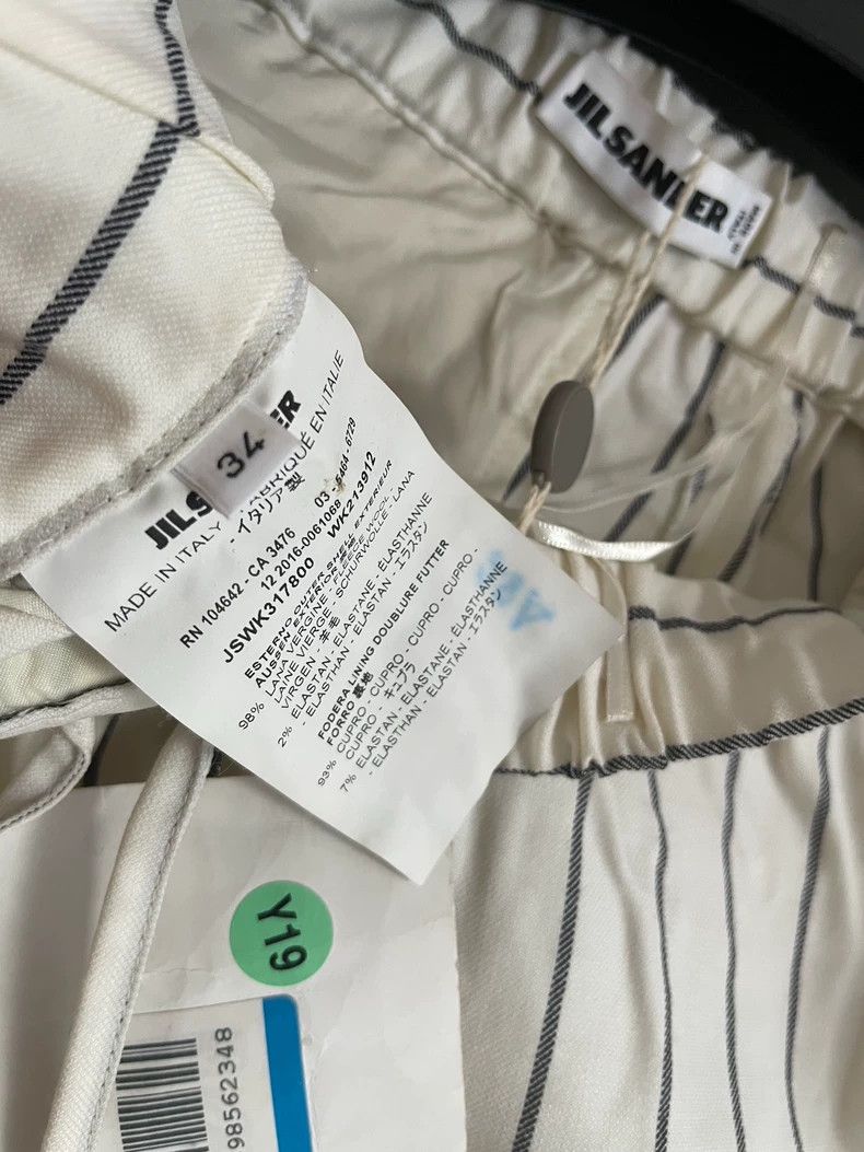 Jil Sander Jil Sander striped wide-leg pant Size 42" / US 20 - 3 Thumbnail