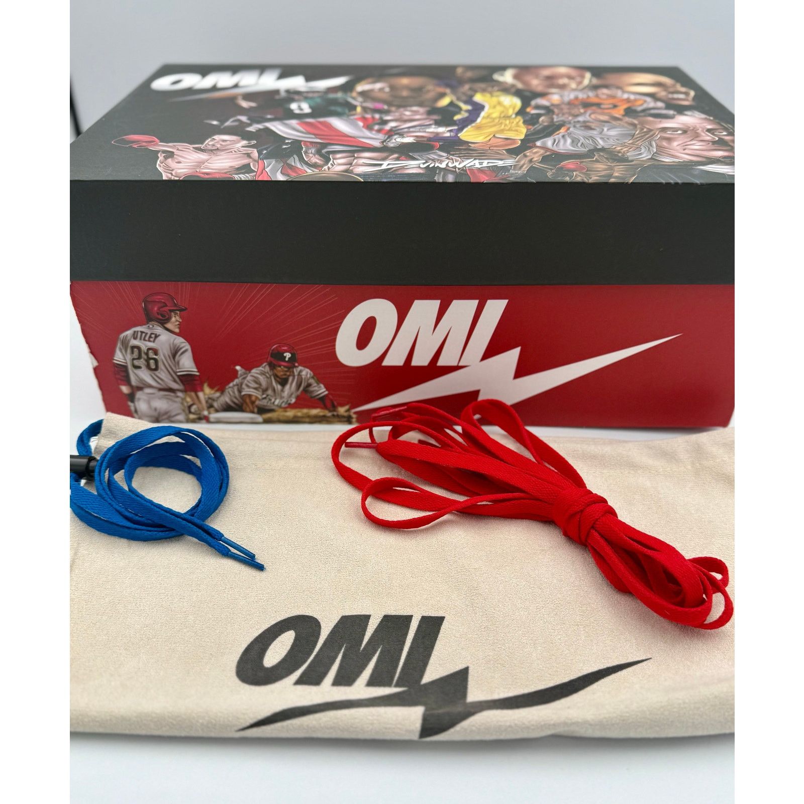& Other Stories OMI Reloaded Air Zero Red Black “Rodman” Sz15 Size US 15 / EU 48 - 6 Thumbnail