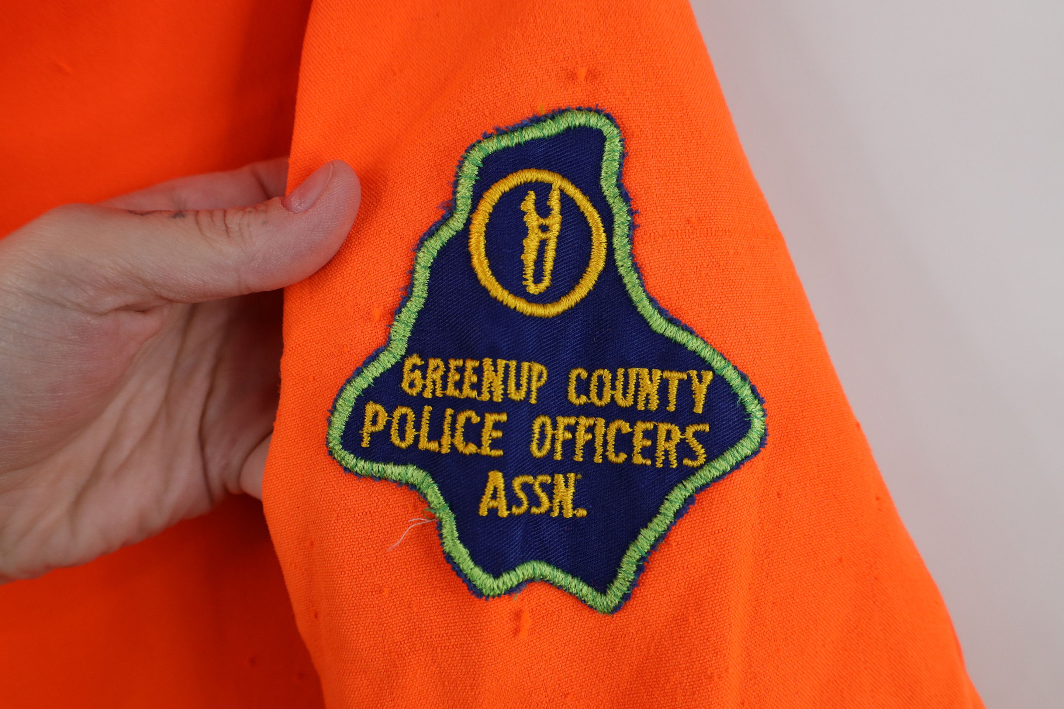 Vintage Vintage 70s 80s Police Officers Assn Hooded Jacket USA Size US XXL / EU 58 / 5 - 4 Thumbnail