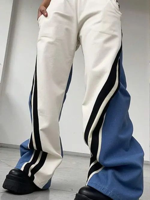 Japanese Brand DRIP WideLeg Y2K Sweatpants Size US 36 / EU 52 - 1 Thumbnail