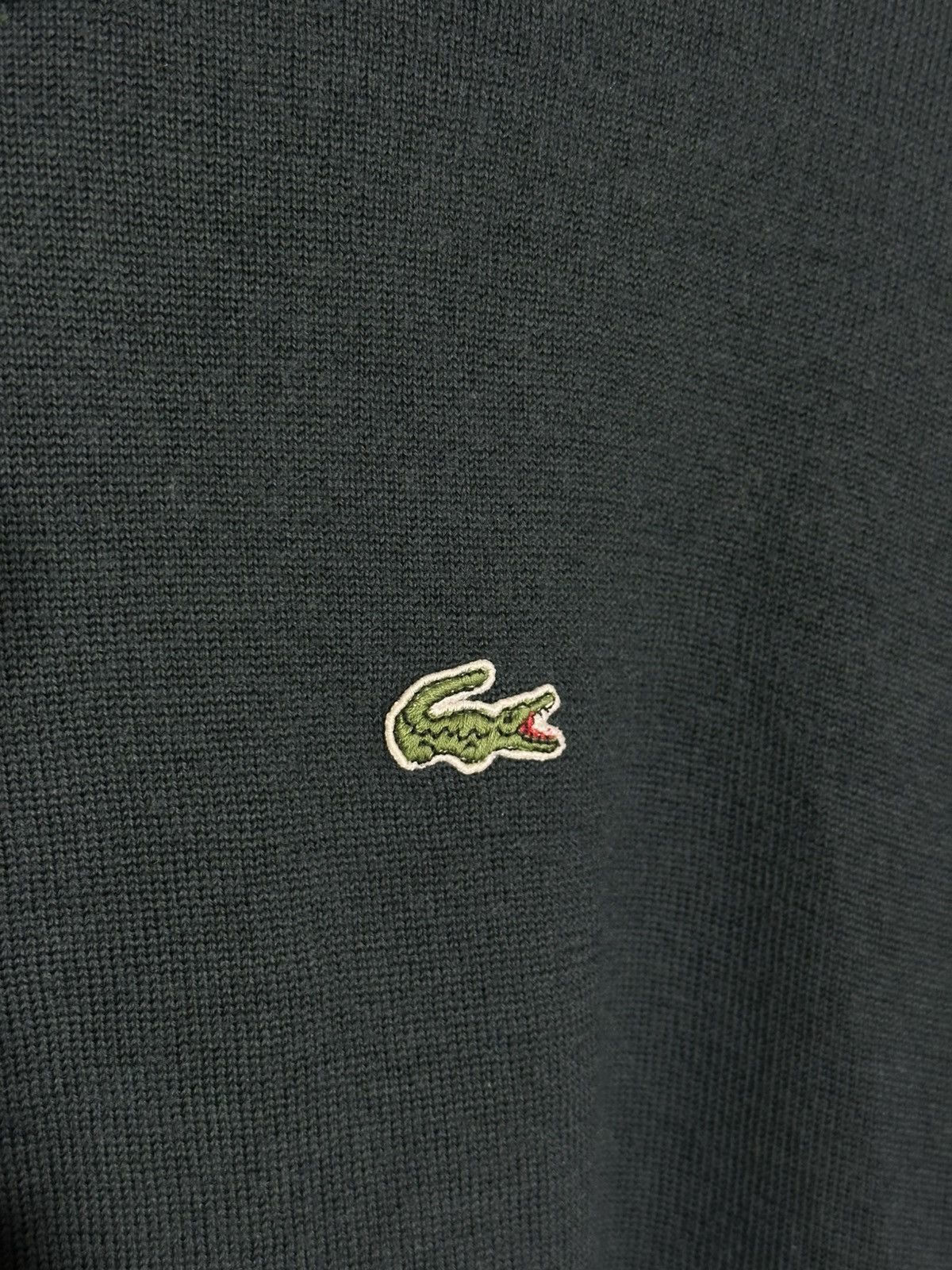 Lacoste Vintage Lacoste Dark Green Sweatshirt Size US XL / EU 56 / 4 - 4 Thumbnail