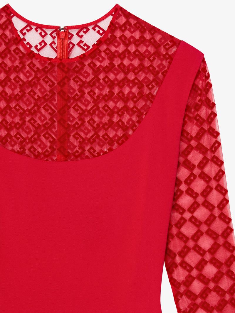 Givenchy o1n1vont0326 Dress in Red Size XS / US 0-2 / IT 36-38 - 5 Thumbnail