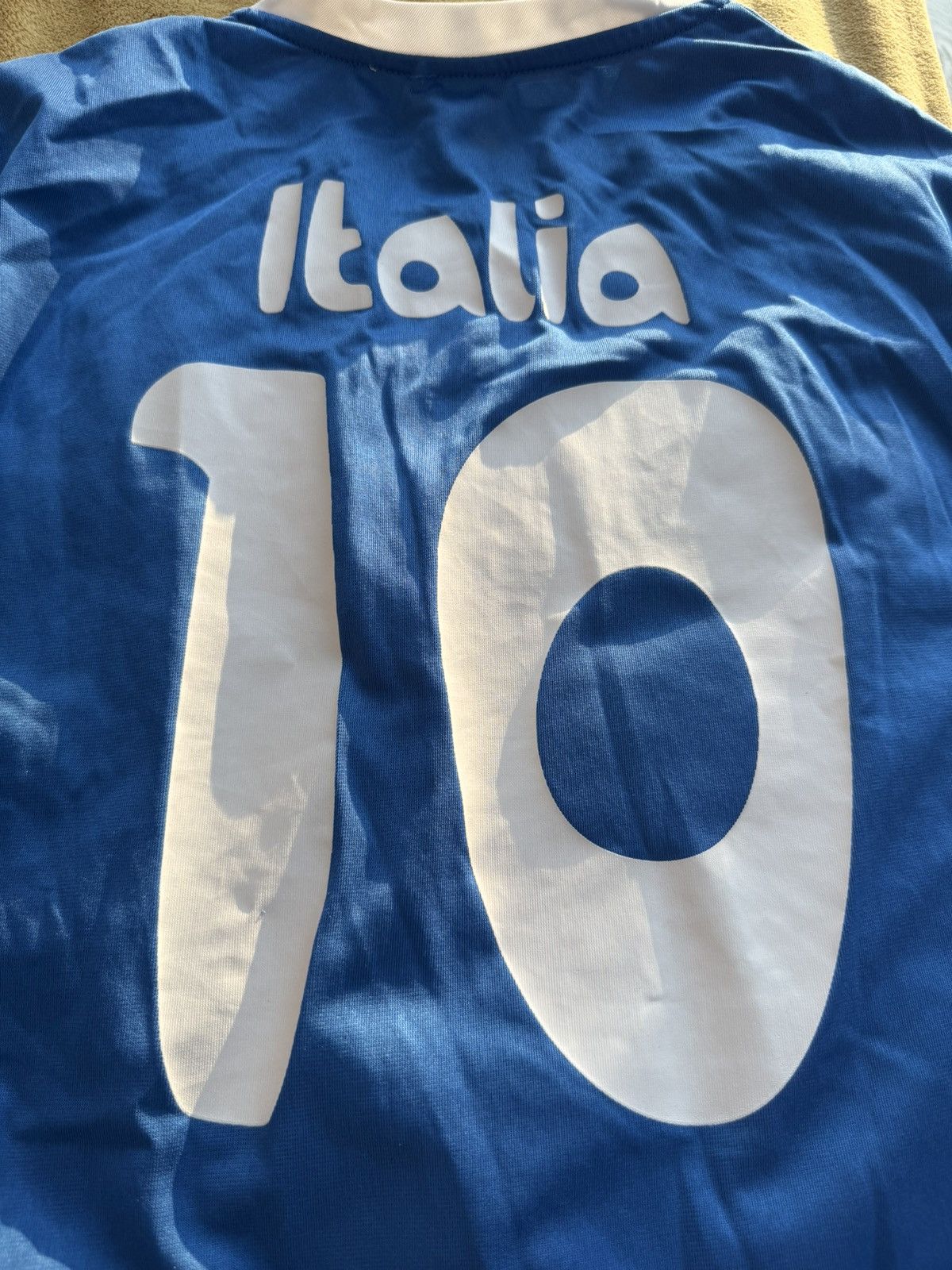 Vintage RARE ITALY FIFA WORLD CUP VINTAGE SOCCER JERSEY Size US L / EU 52-54 / 3 - 4 Thumbnail