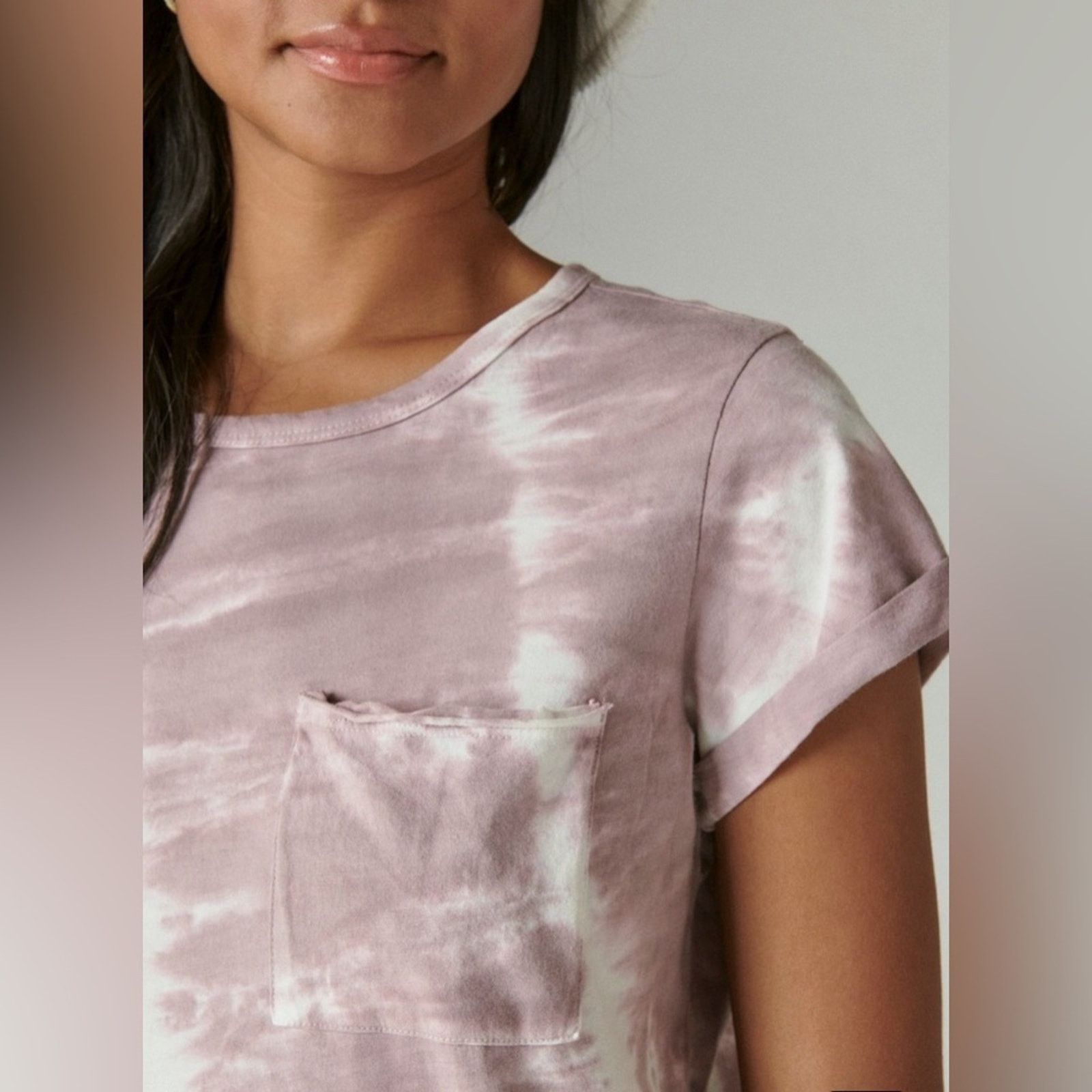 Lucky Brand Lucky Brand Pocket Tee Dress in Twilight Mauve Size M / US 6-8 / IT 42-44 - 3 Thumbnail