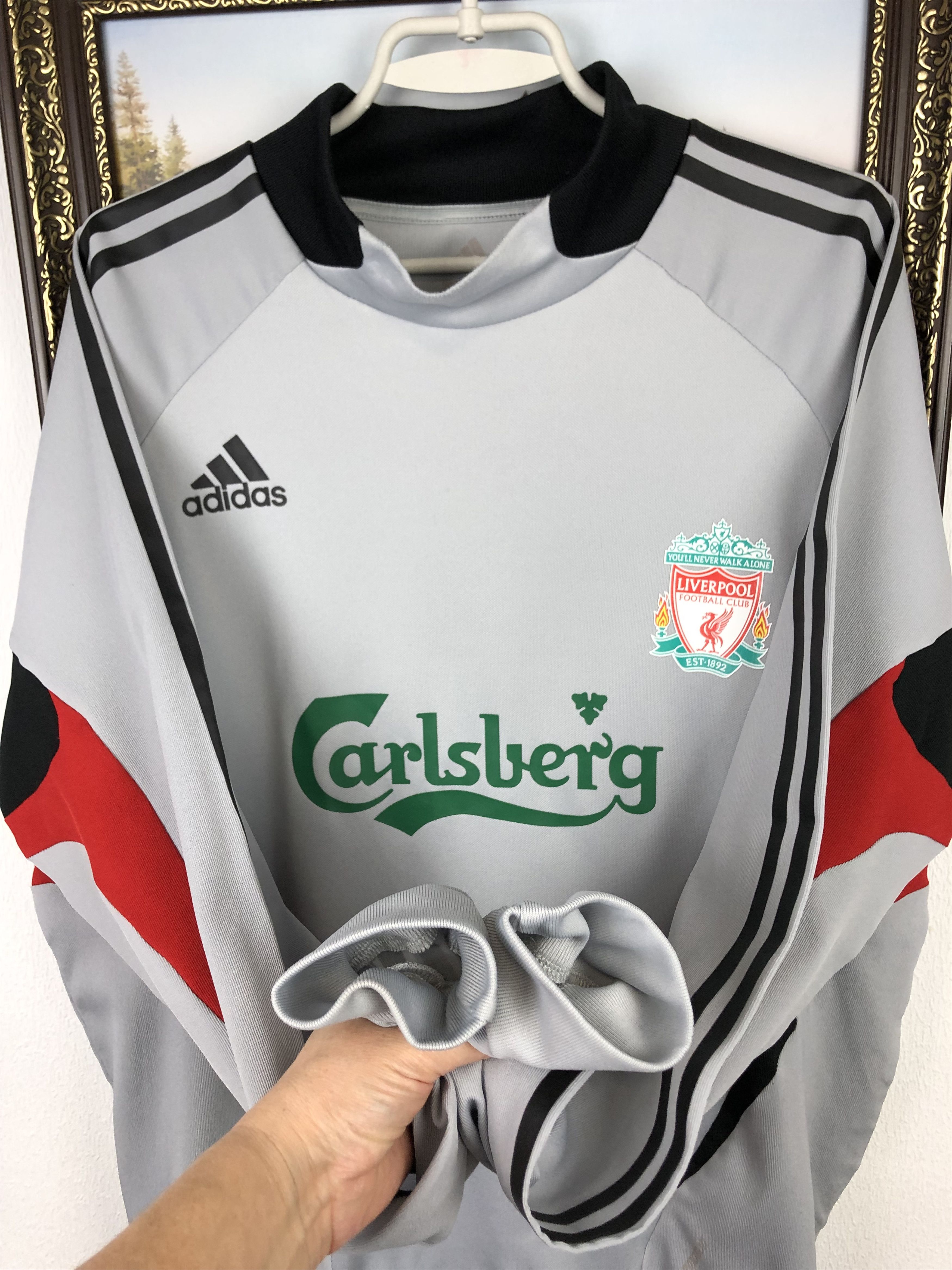 Adidas Vintage Adidas Liverpool Football Sweatshirt Soccer Track Size US L / EU 52-54 / 3 - 5 Thumbnail