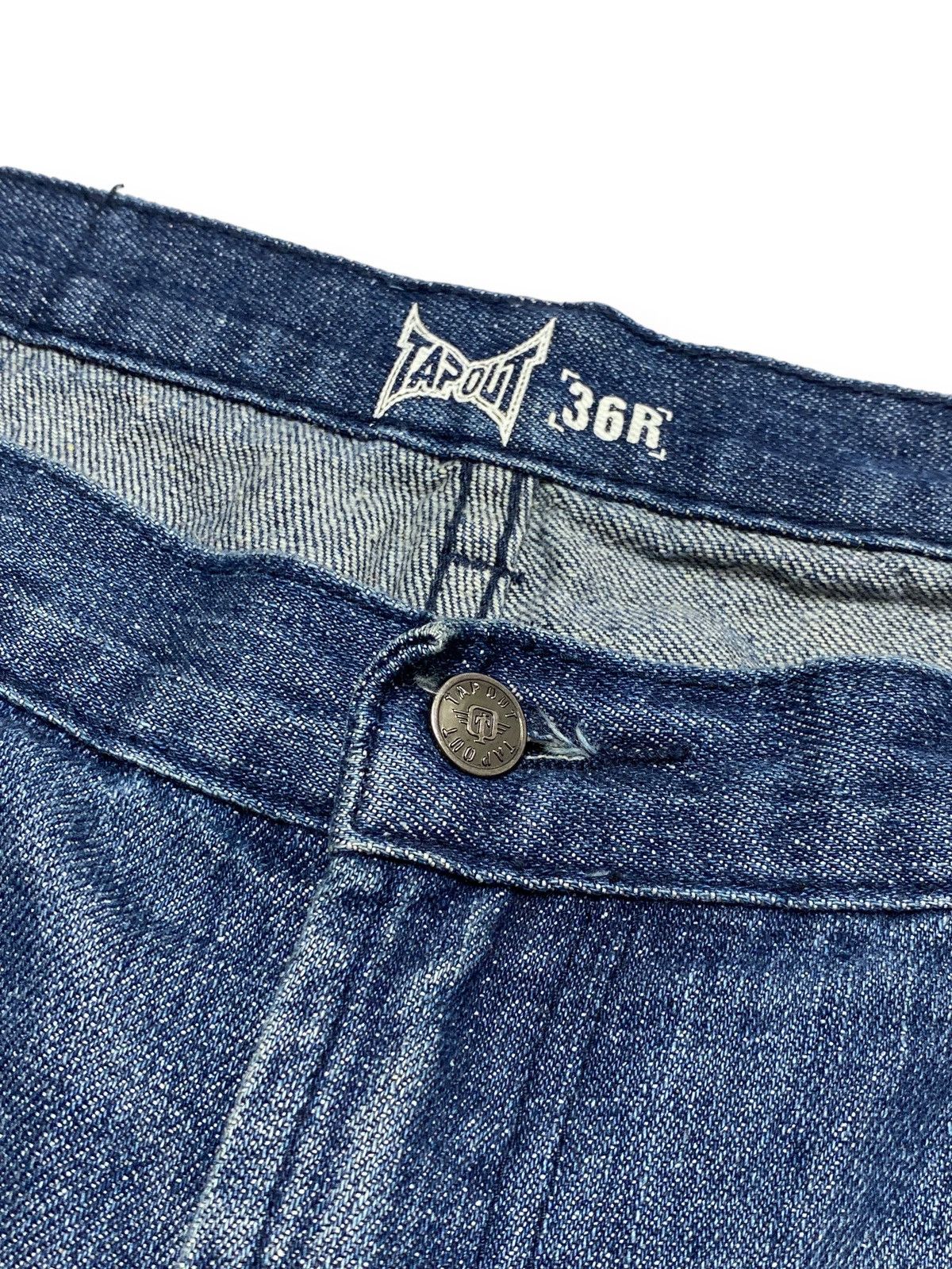 Tapout Vintage TAPOUT USA Flag Denim Baggy Jeans Y2k Size US 36 / EU 52 - 7 Thumbnail