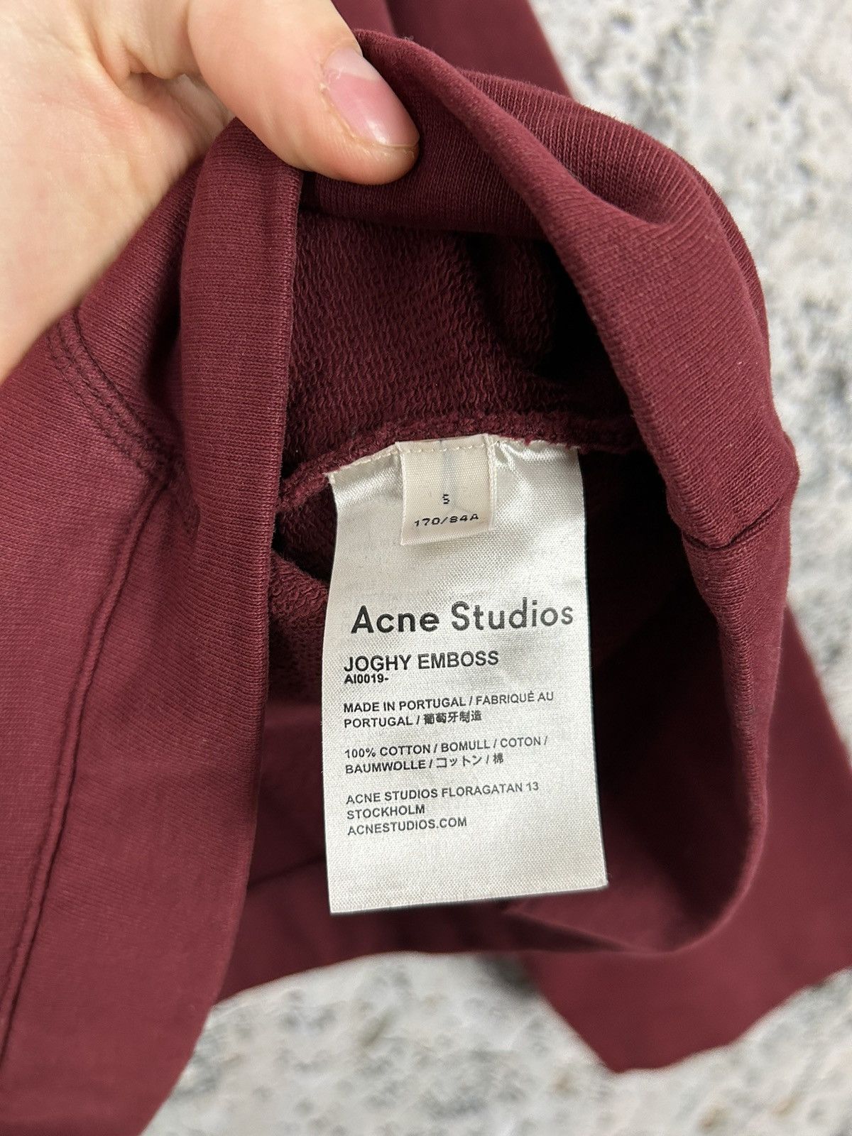 Acne Studios Acne Studios Joghy Emboss Boxy Hoodie Rare Designer Hype Size US S / EU 44-46 / 1 - 7 Thumbnail