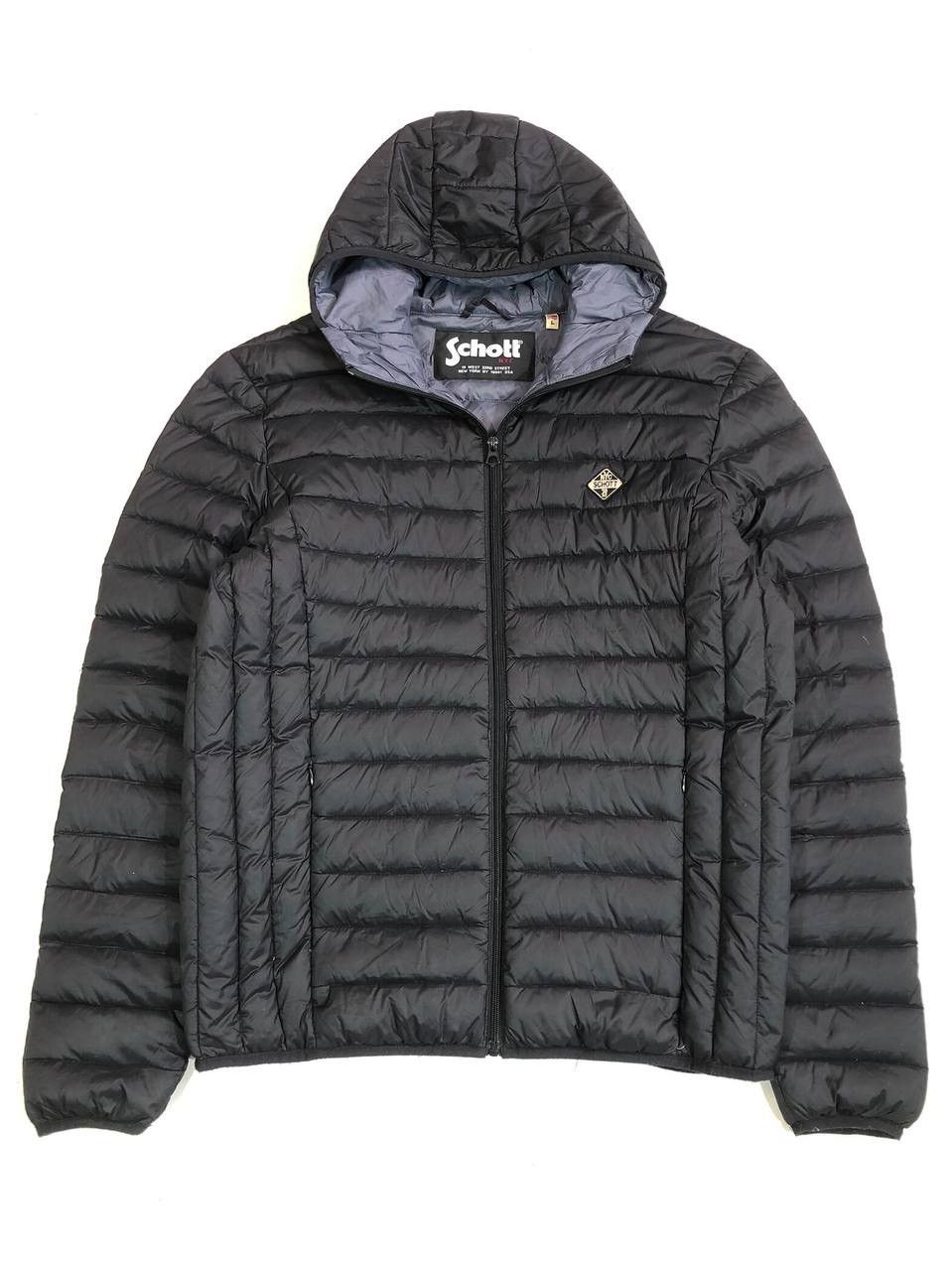 image of Schott Nyc Down Light Jacket in Black, Men's (Size Medium)