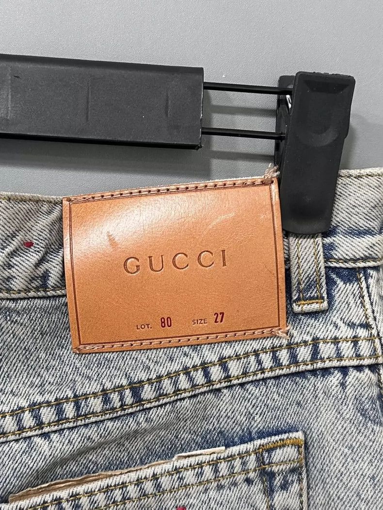 Gucci Gucci Patterned embroidered jeans 2502-Nextarrow Size US 27 - 7 Thumbnail