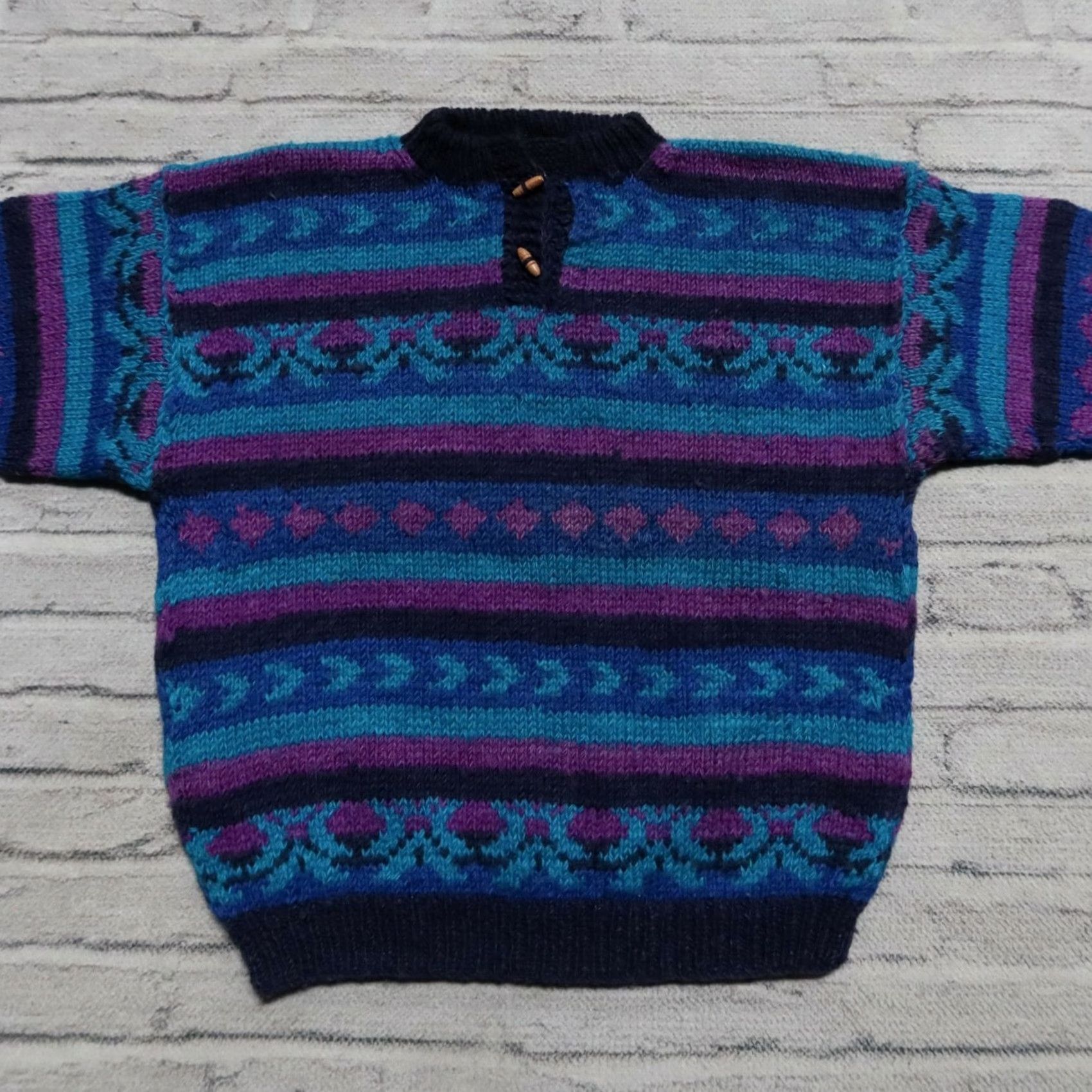 The North Face Vintage The North Face Quilted Sweater Men M Blue 90s Winter Snow Shirt Size US M / EU 48-50 / 2 - 4 Thumbnail