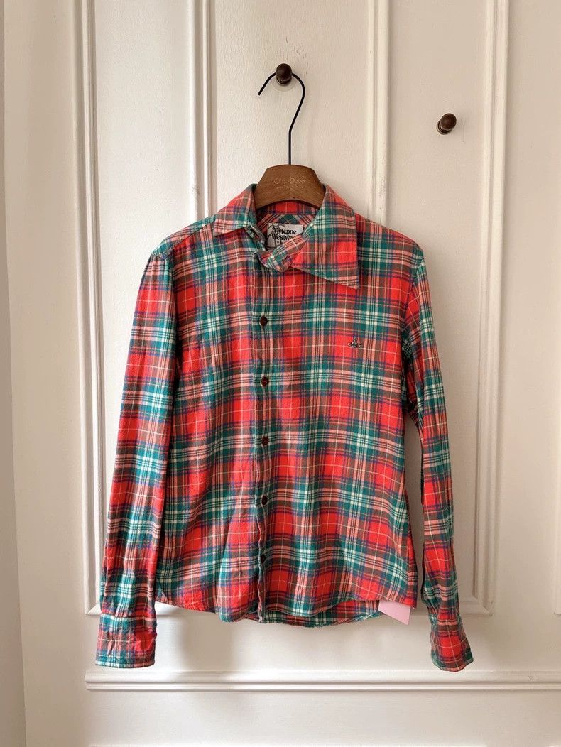 Vivienne Westwood Vivienne Westwood Diagonal plaid shirt Size M / US 6-8 / IT 42-44 - 1 Thumbnail