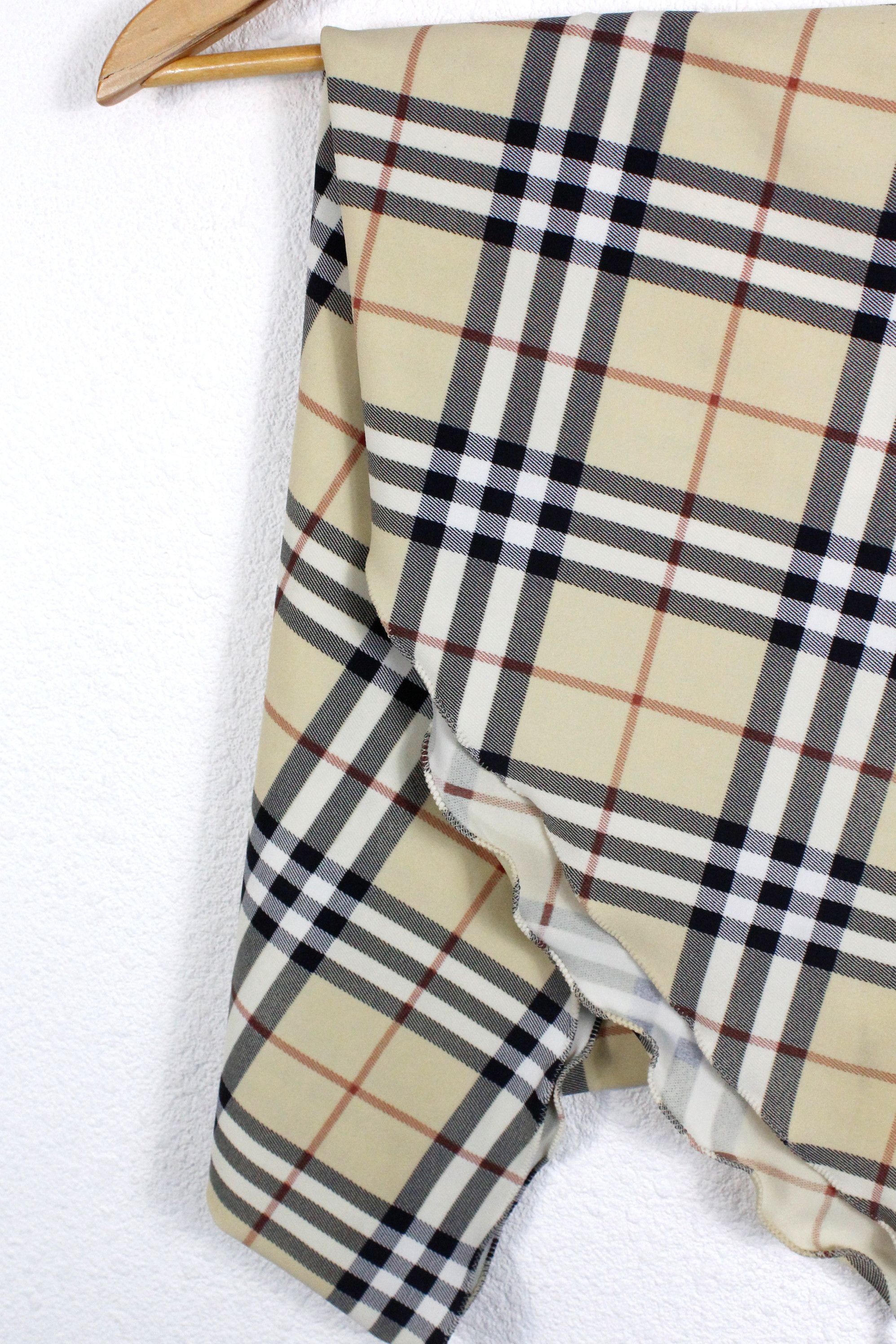 Burberry × Burberry Prorsum Burberry Beige Check Nova Bandeau & Head Shawl Size ONE SIZE - 4 Thumbnail