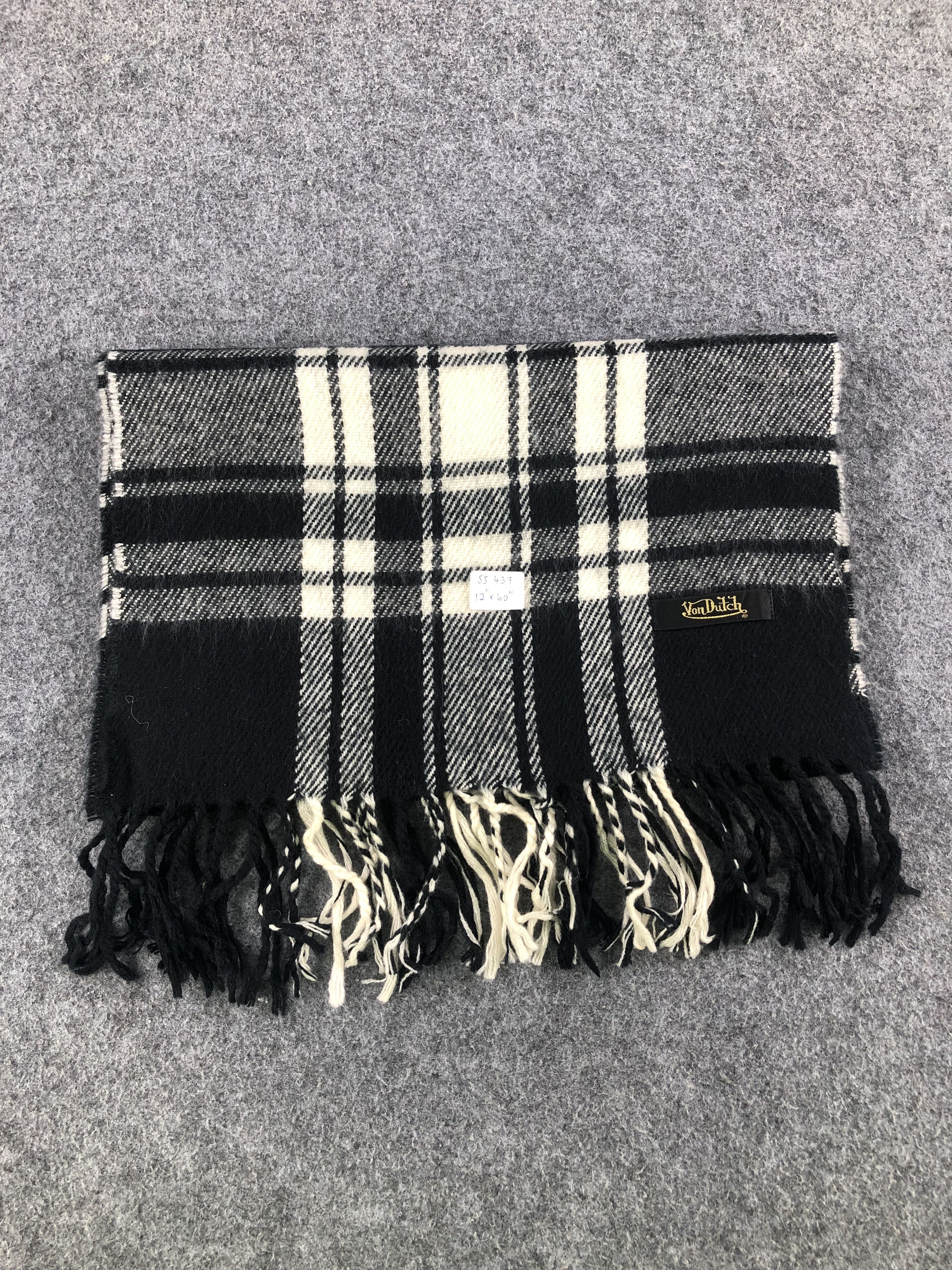 Von Dutch Von Dutch Tartan Scarf / Muffler / Neckwear Size ONE SIZE - 7 Thumbnail