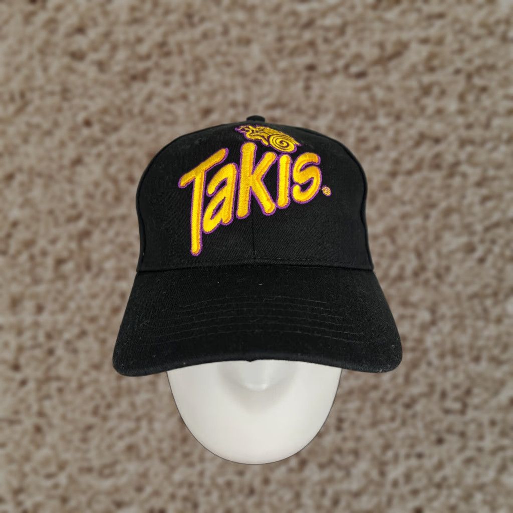 Vintage Knock Out Specialties Hat Cap Strap Back One Size Adult Black Yellow Purple Embroidered Chips Baseball Cap Mens Shirt Size ONE SIZE - 1 Thumbnail