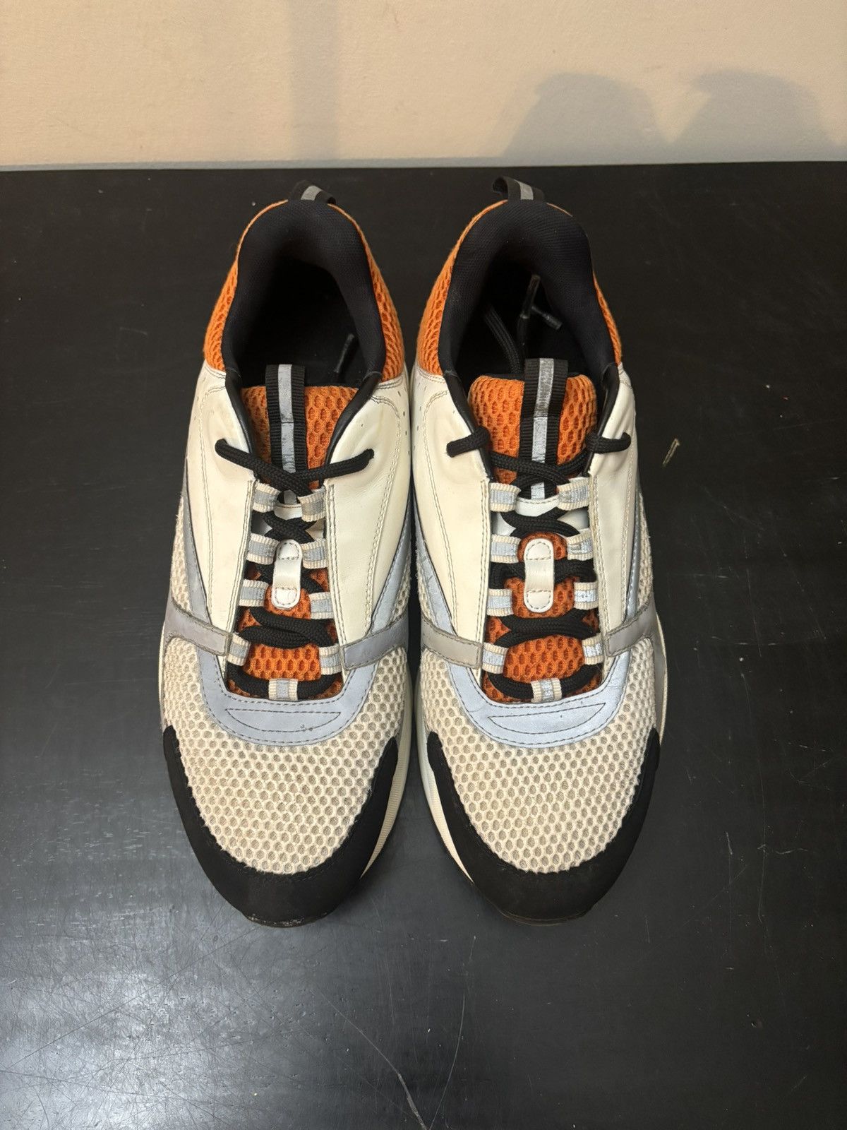 Dior Dior B22 Sneakers Orange White Silver Size US 10.5 / EU 43-44 - 2 Thumbnail