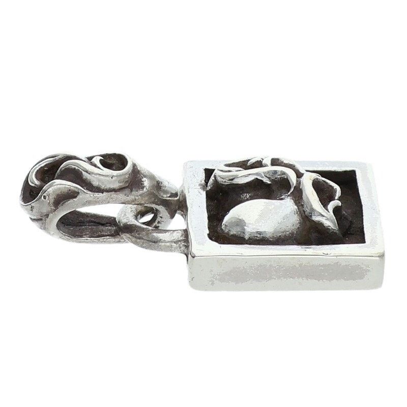 Chrome Hearts CHROME HEARTS Framed Heart Silver Necklace Size ONE SIZE - 3 Thumbnail