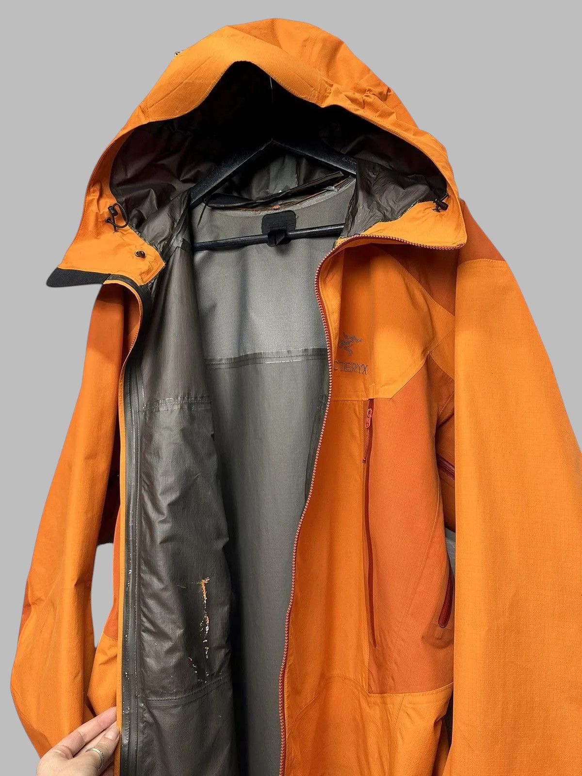 Goretex Arcteryx Jacket Orange Vintage Gore-tex Shell Outdoor Size US XL / EU 56 / 4 - 7 Thumbnail
