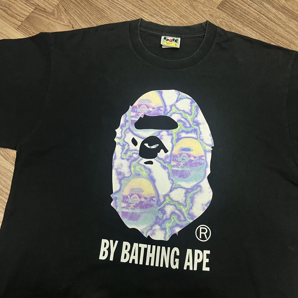 Bape Bape Lightning By Bathing Ape Tee Size US L / EU 52-54 / 3 - 3 Thumbnail