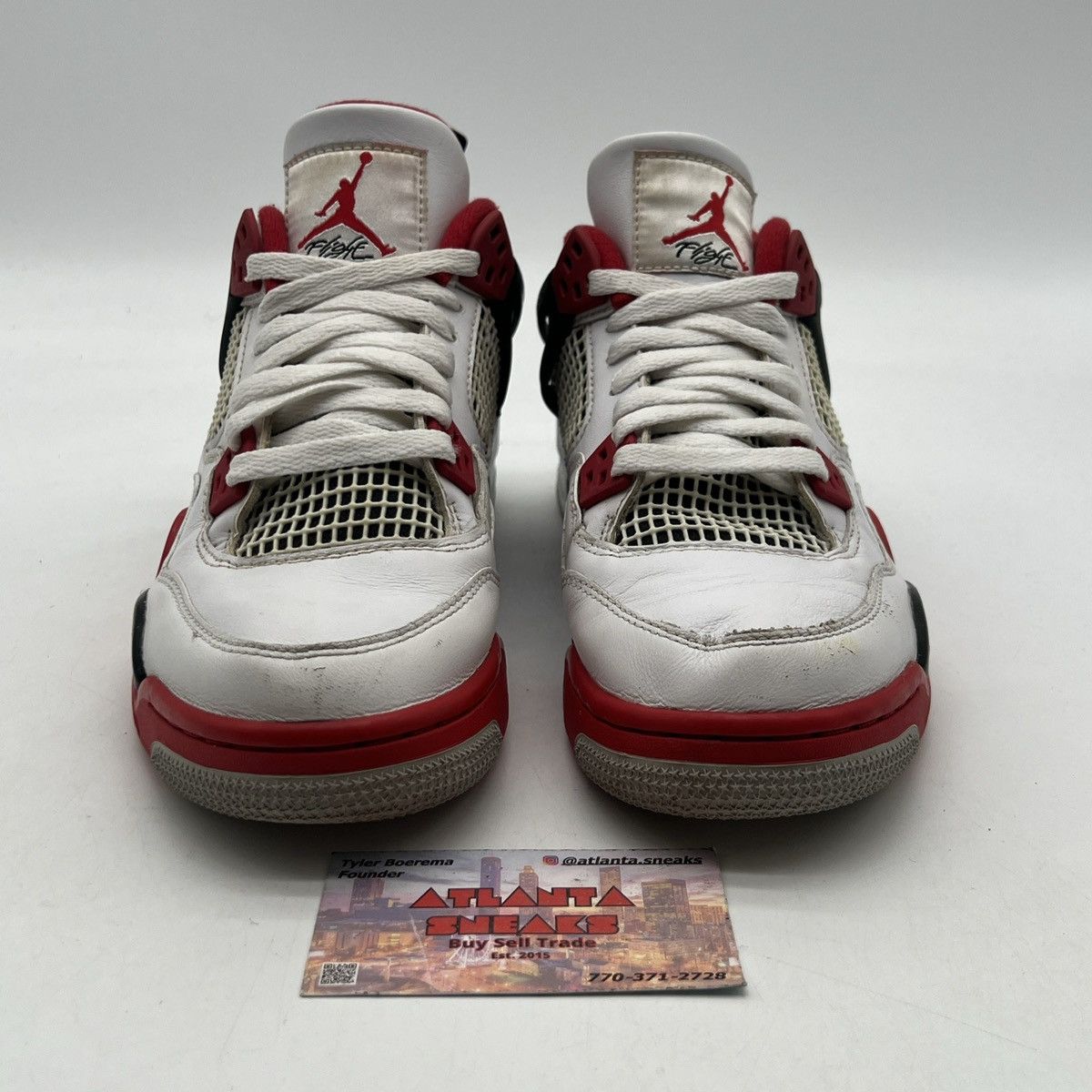 Jordan Brand Air Jordan 4 fire red Size US 6.5 / EU 39-40 - 2 Thumbnail