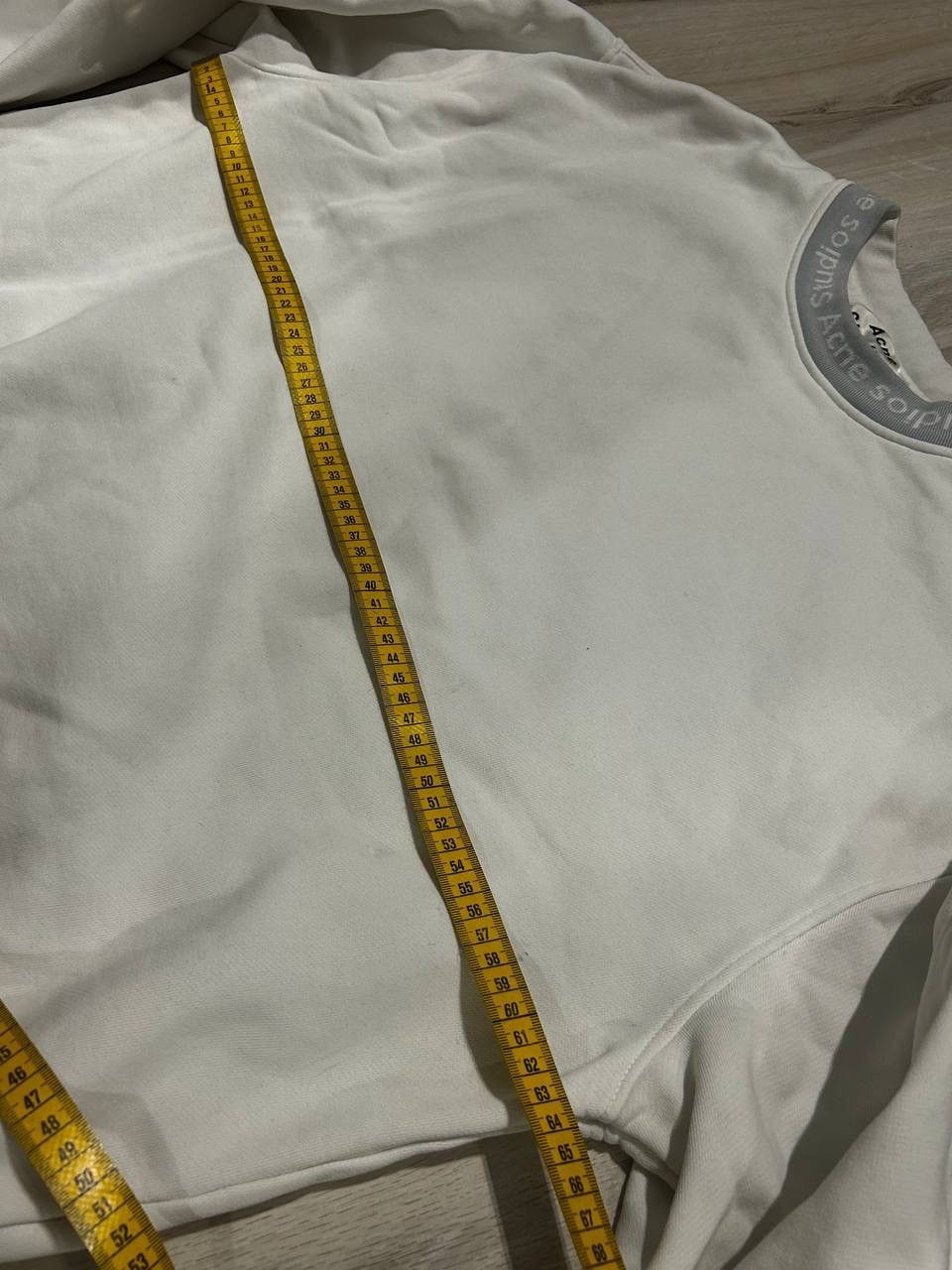 Acne Studios × Designer Acne Studios White Crewneck (Neck Logo) Size US L / EU 52-54 / 3 - 5 Thumbnail
