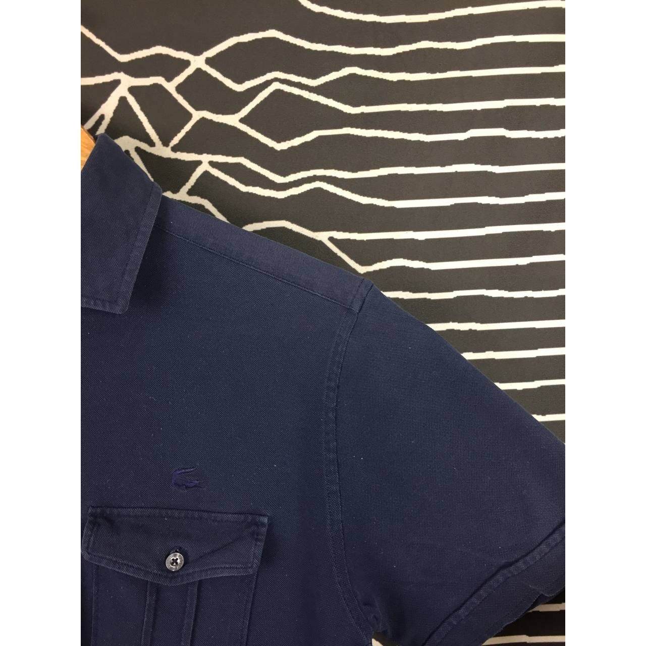 Lacoste × Vintage Vtg Lacoste Made In Japan Double Pocket Polo Tee Size US S / EU 44-46 / 1 - 4 Thumbnail