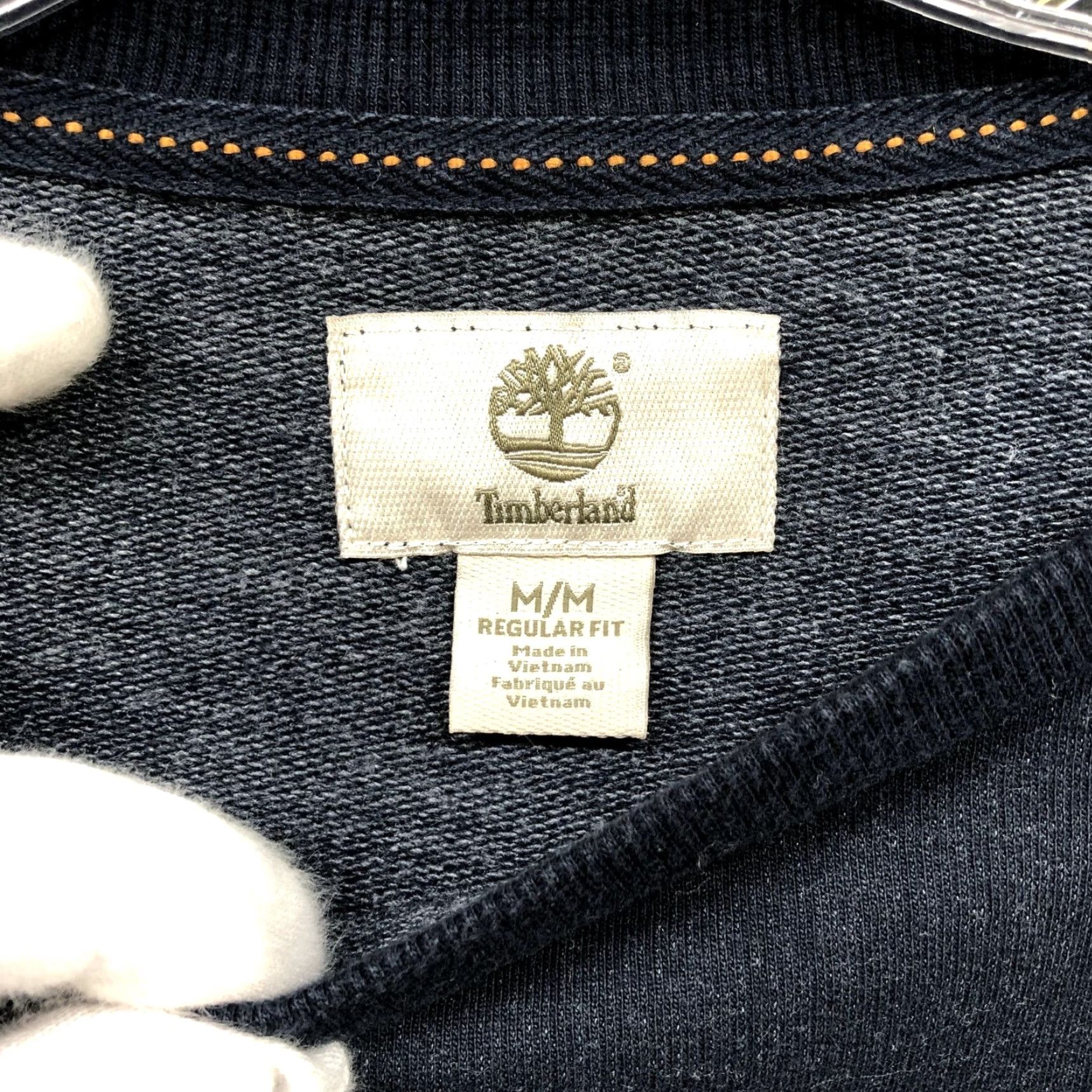 Timberland Timberland Sweatshirt Mens M Navy Blue Crewneck Pullover Cotton Blend Size US M / EU 48-50 / 2 - 6 Thumbnail