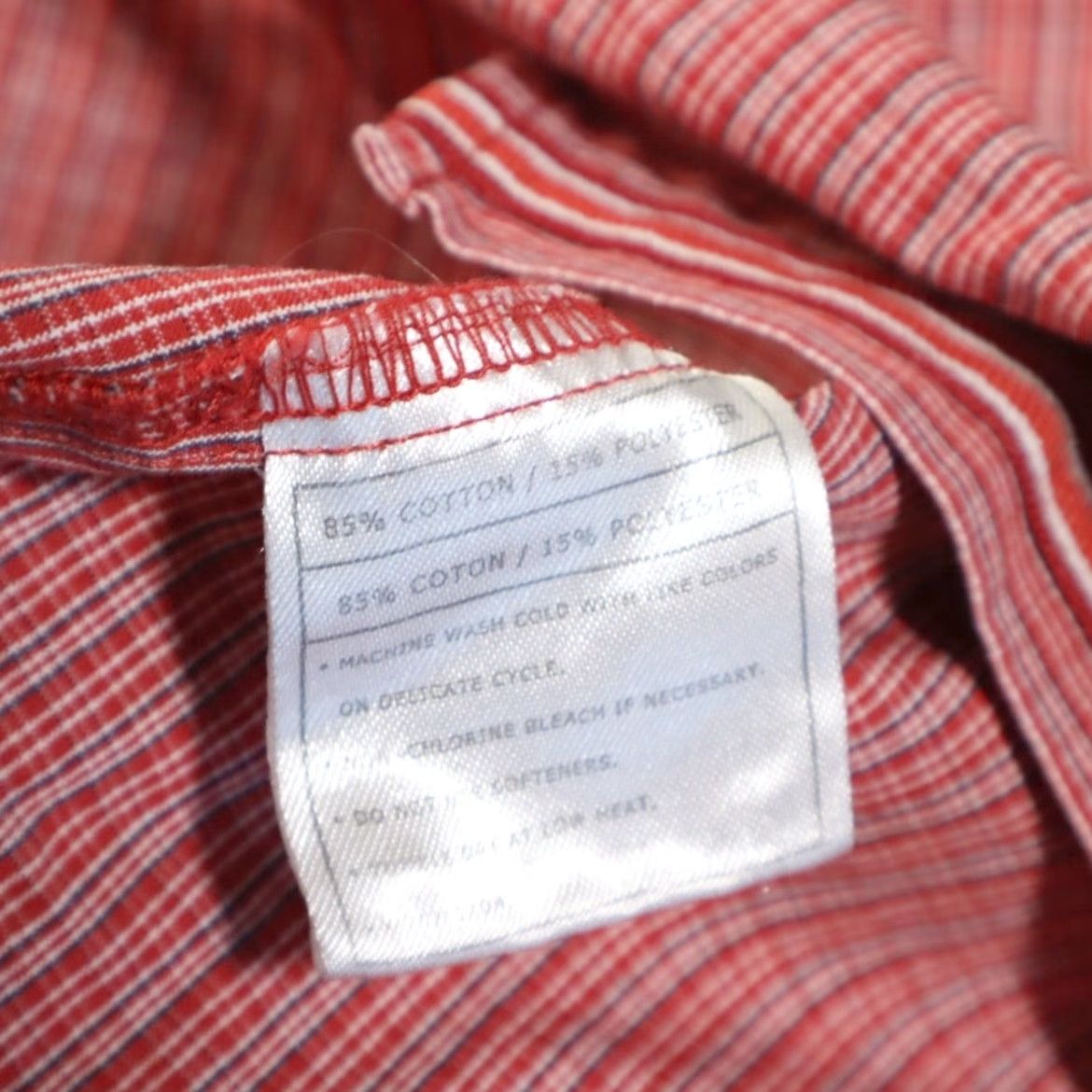 Ariat Ariat Pro Series Cotton Blend Gingham Button Down Shirt Red Men's M Size US M / EU 48-50 / 2 - 7 Thumbnail