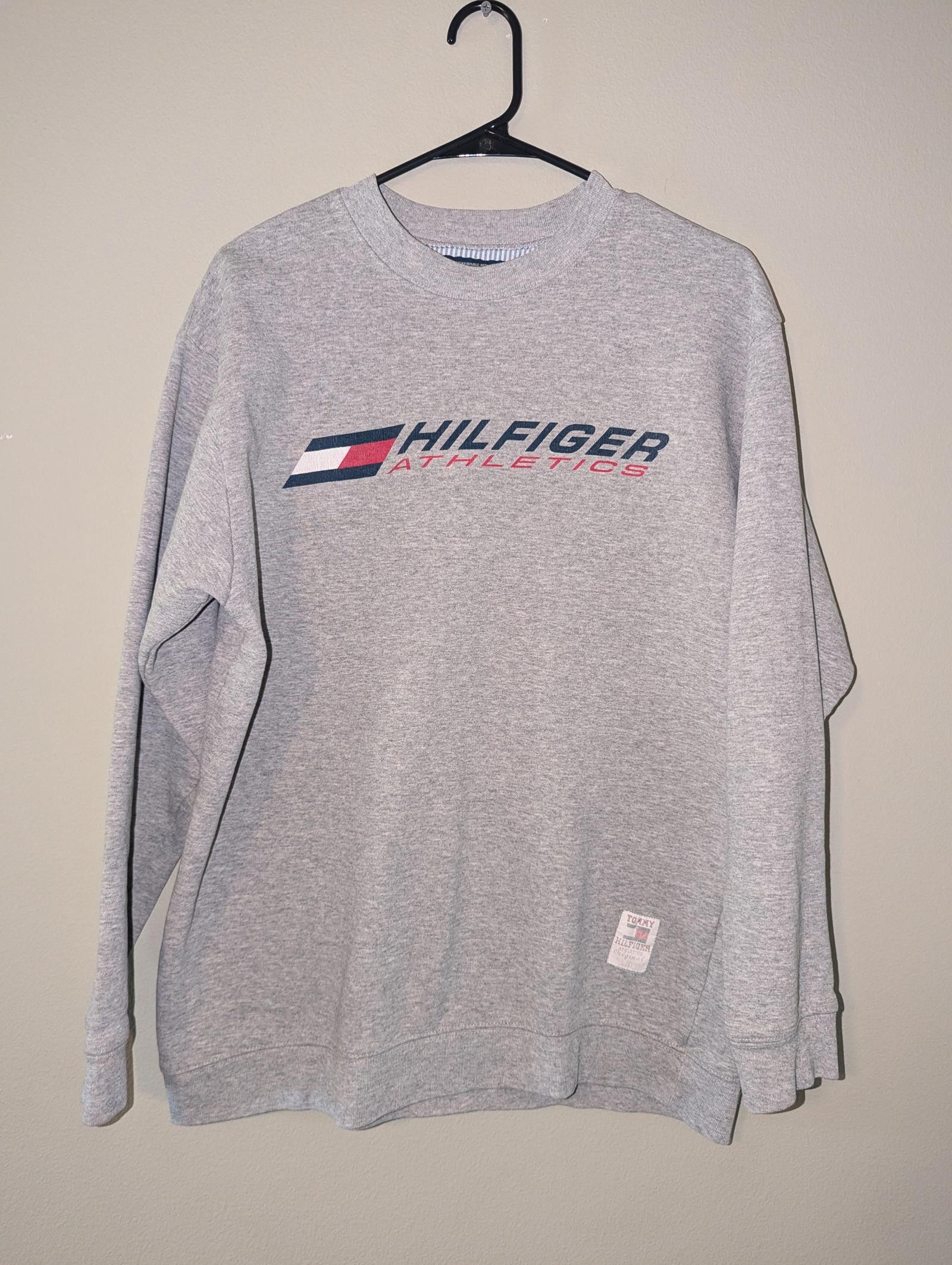 Tommy Hilfiger Y2K Tommy Hilfiger Athletics Sweatshirt Gray Size Medium Size US M / EU 48-50 / 2 - 1 Thumbnail