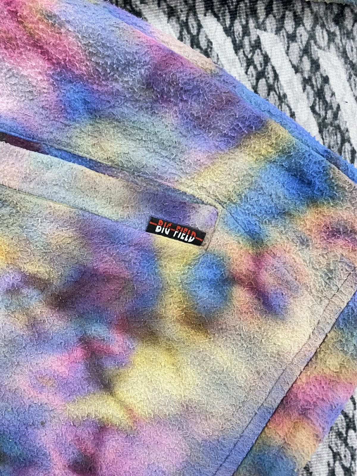 Japanese Brand Vintage Big Field Tie Dye Style Zipper Jacket Size US XL / EU 56 / 4 - 9 Thumbnail