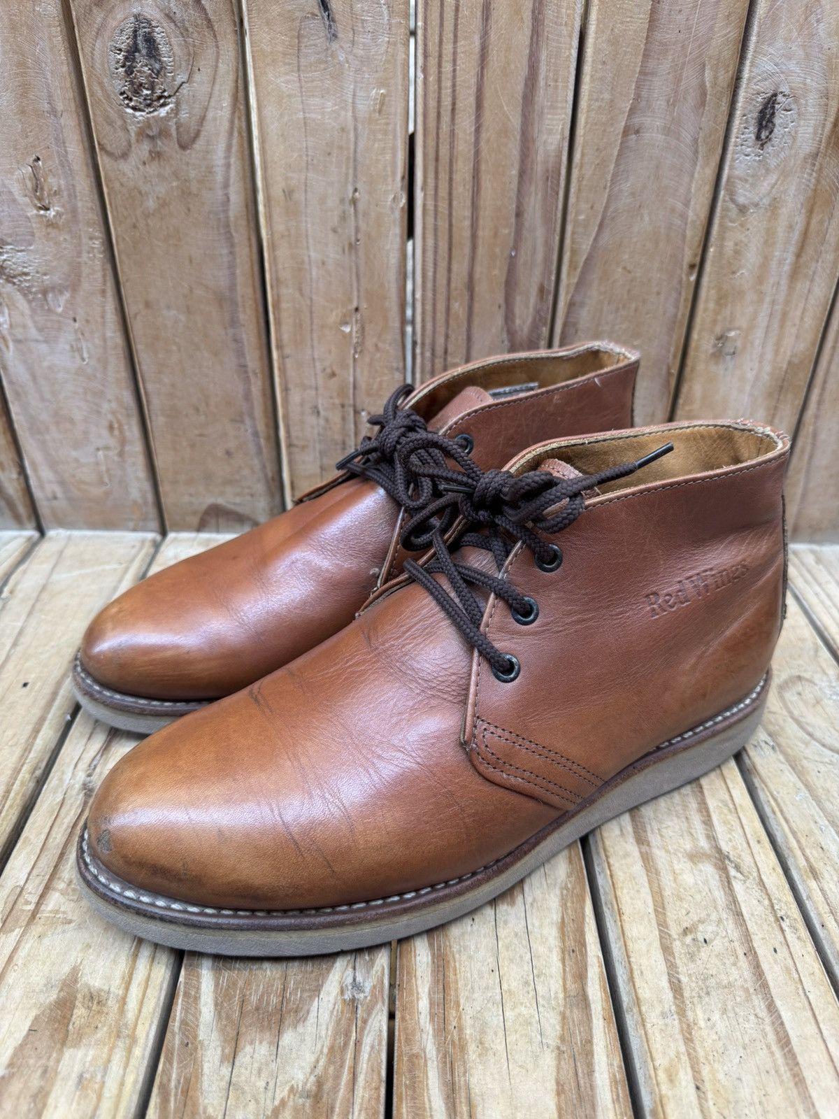 Red Wing Red wing 595 brown Men’s Chukka leather boots US 9 E2 UK 8 Size US 9 / EU 42 - 25 Thumbnail