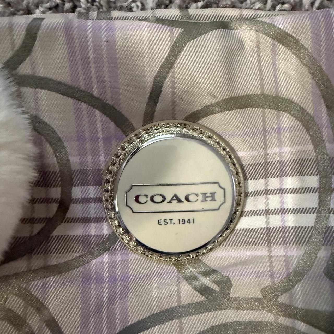 Coach Rare Purple Vintage Coach Leather Bag Y2K Size ONE SIZE - 4 Thumbnail