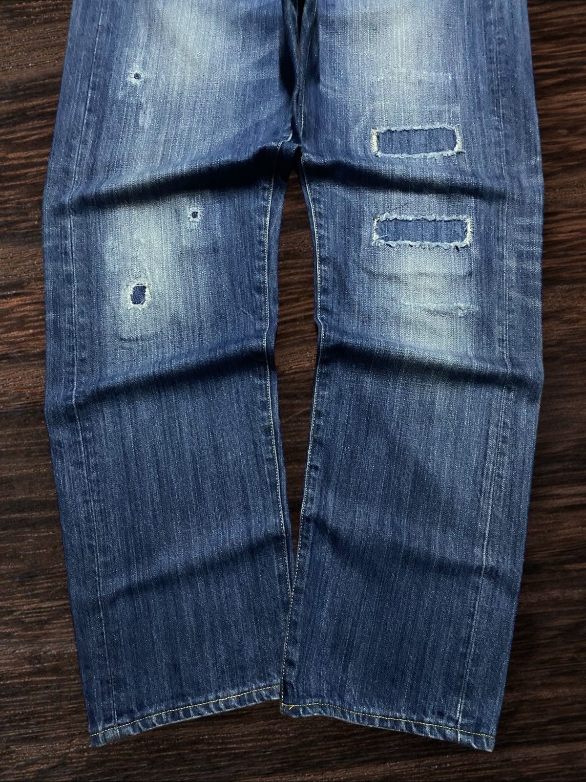 Japanese Brand Vintage Japanese Brand Niko And Faded Wash Distressed Slim Size US 32 / EU 48 - 5 Thumbnail