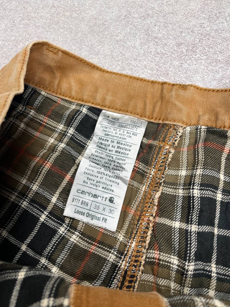 Vintage Carhartt Double Knee Workwear Baggy Pants Y2K 35x30