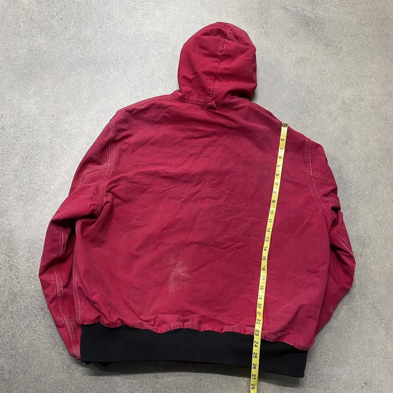 Carhartt × Vintage Vintage 90s Carhartt Faded Red Workwear Grunge Jacket Size US XXL / EU 58 / 5 - 6 Thumbnail