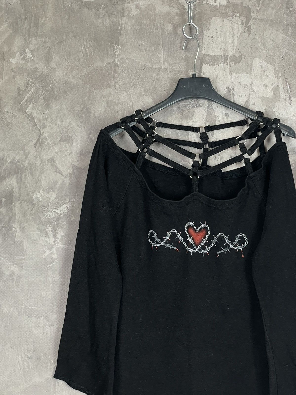 Affliction × Ed Hardy × Vintage Crazy Y2K Opium Affliction style Thermal LongSleeve Size M / US 6-8 / IT 42-44 - 3 Thumbnail
