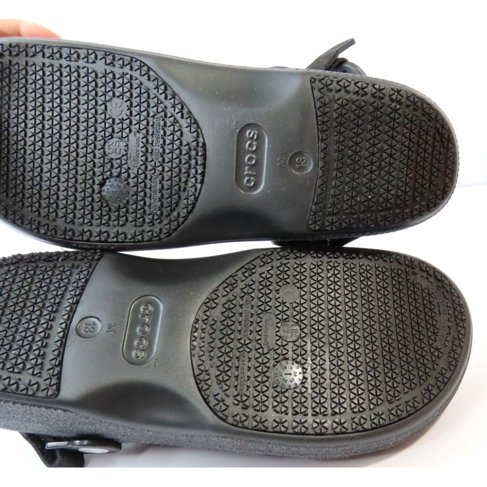 Crocs Crocs Classic Work Graphic Clog Men’s 13 Black Glitter New 210454 Size US 13 / EU 46 - 7 Thumbnail