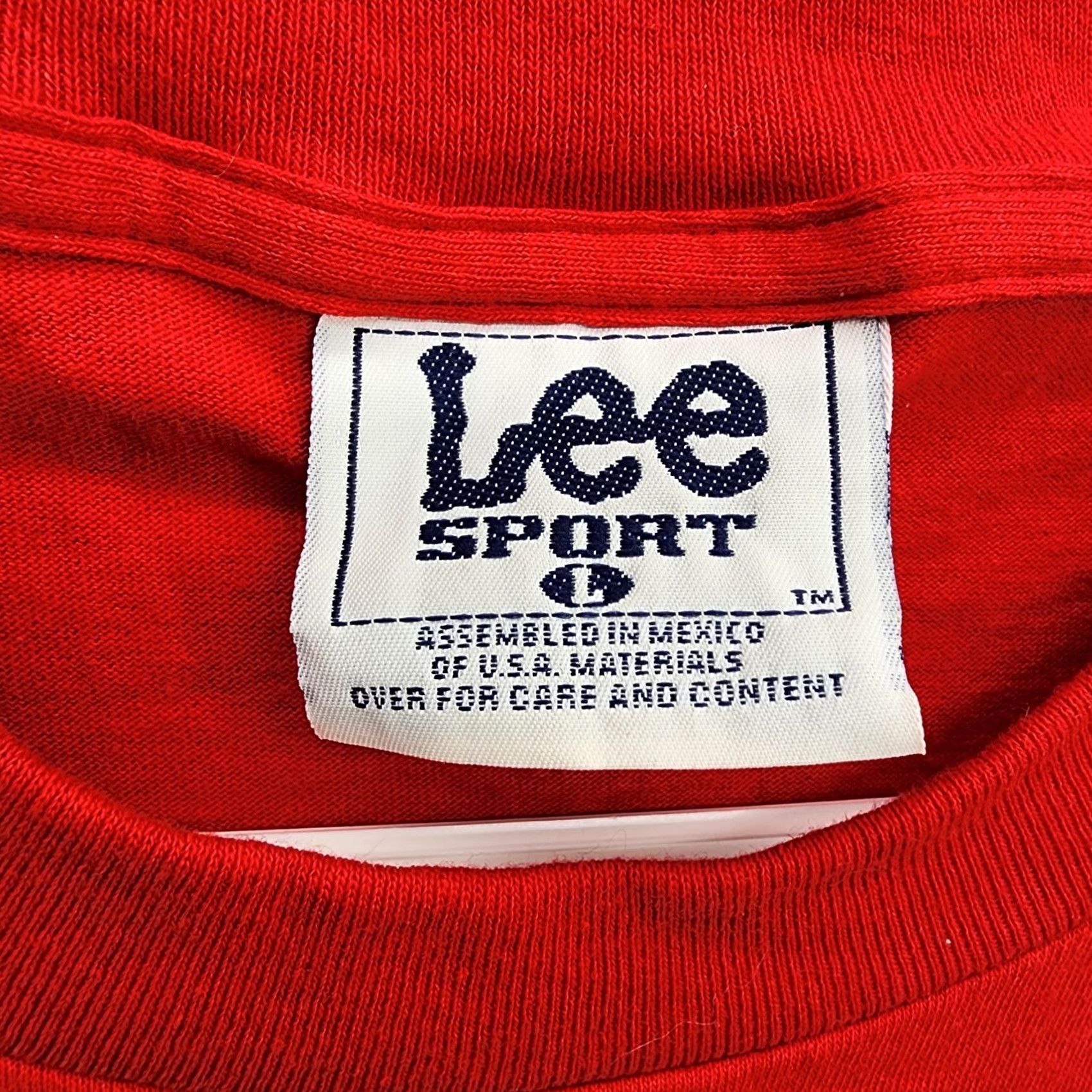Lee LEE Vintage Mark McGwire Shirt Mens Large Red T-Shirt Home Run 1998 Logo Sports Shirt Mens Size US L / EU 52-54 / 3 - 4 Thumbnail