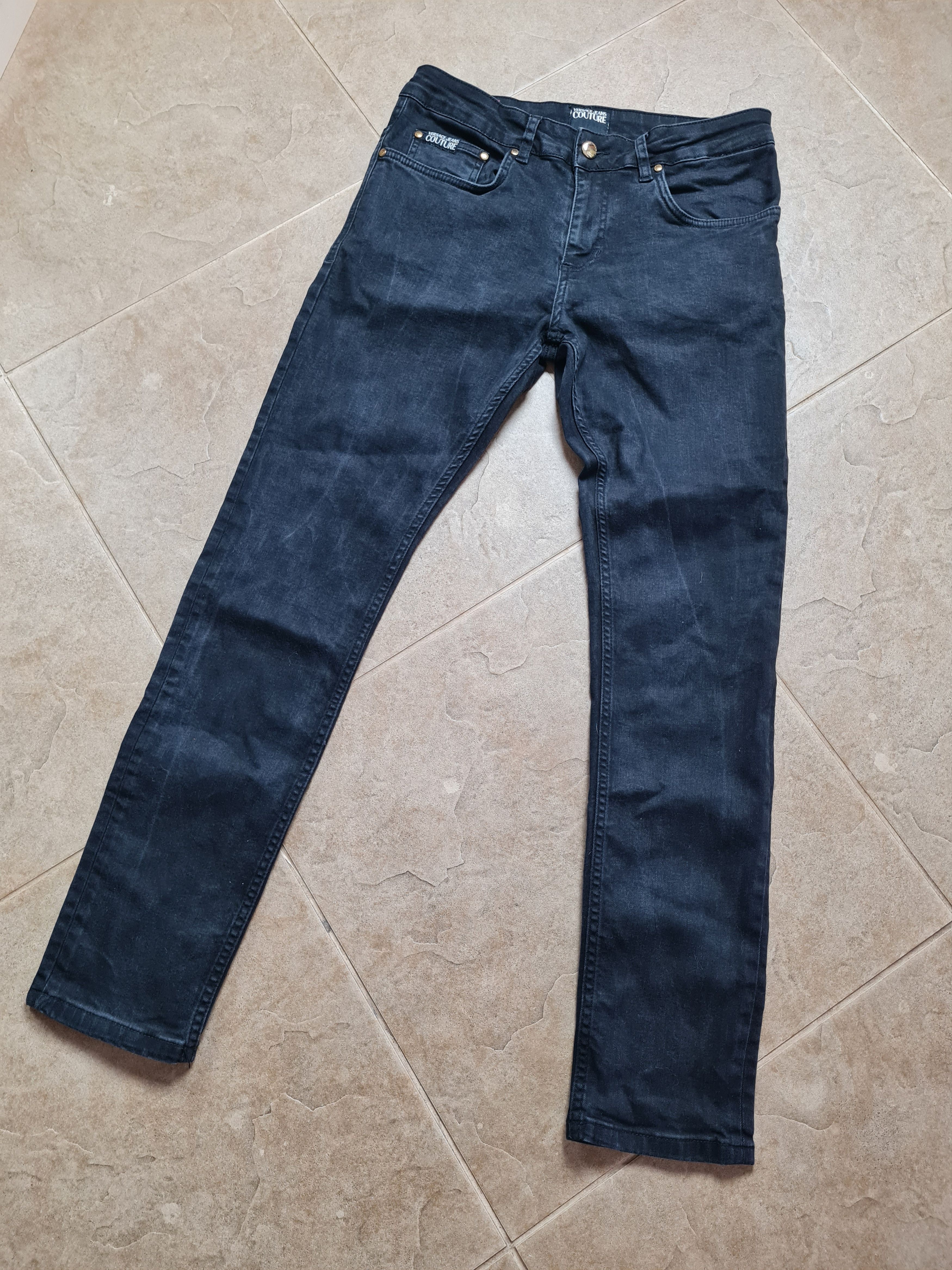 Versace Jeans Couture VINTAGE VERSACE JEANS COUTURE DENIM BIG LOGO TAG IT 44 Size US 28 / EU 44 - 11 Thumbnail