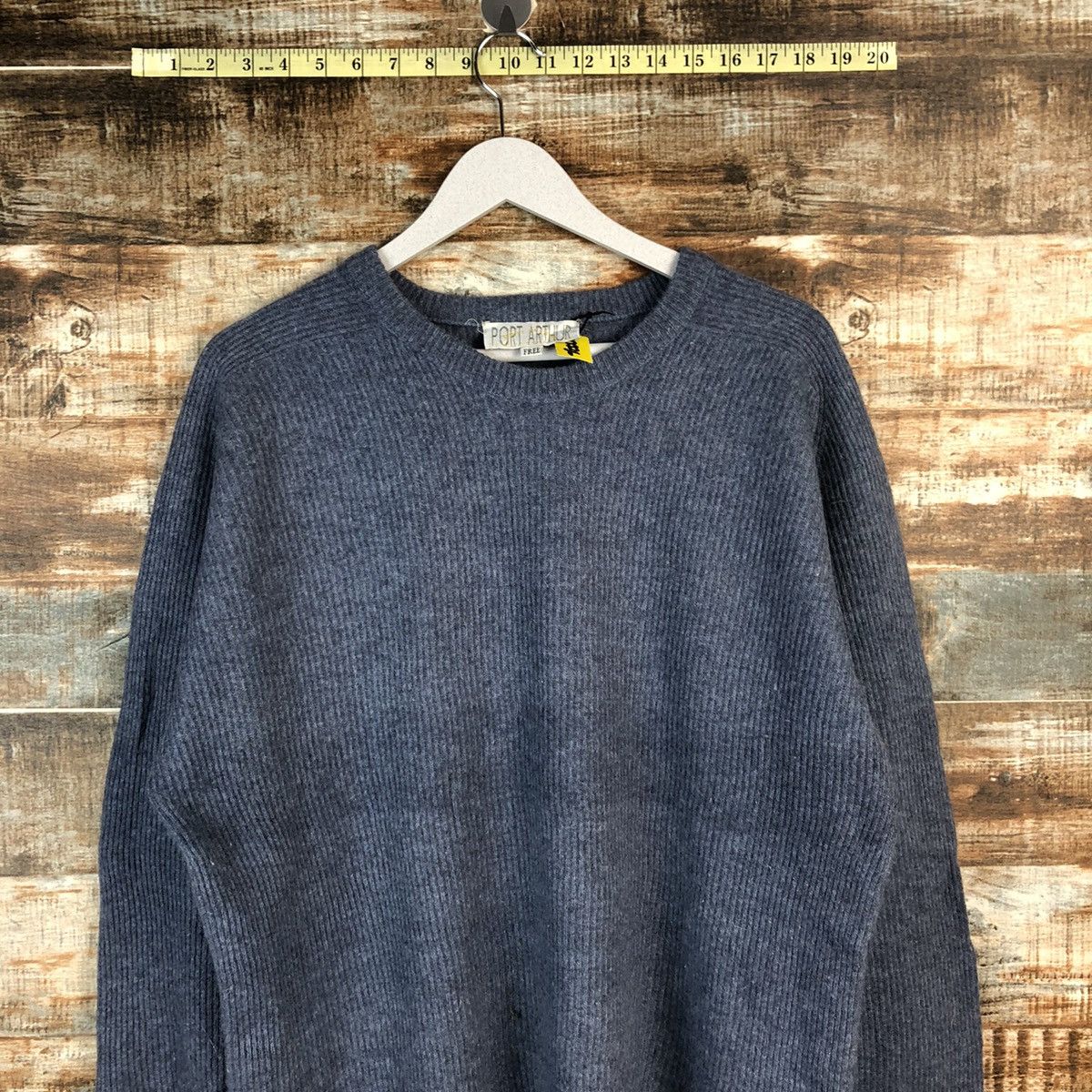 Homespun Knitwear × Japanese Brand Port Arthur Blue vintage Knitwear #A2236 Size US L / EU 52-54 / 3 - 2 Thumbnail