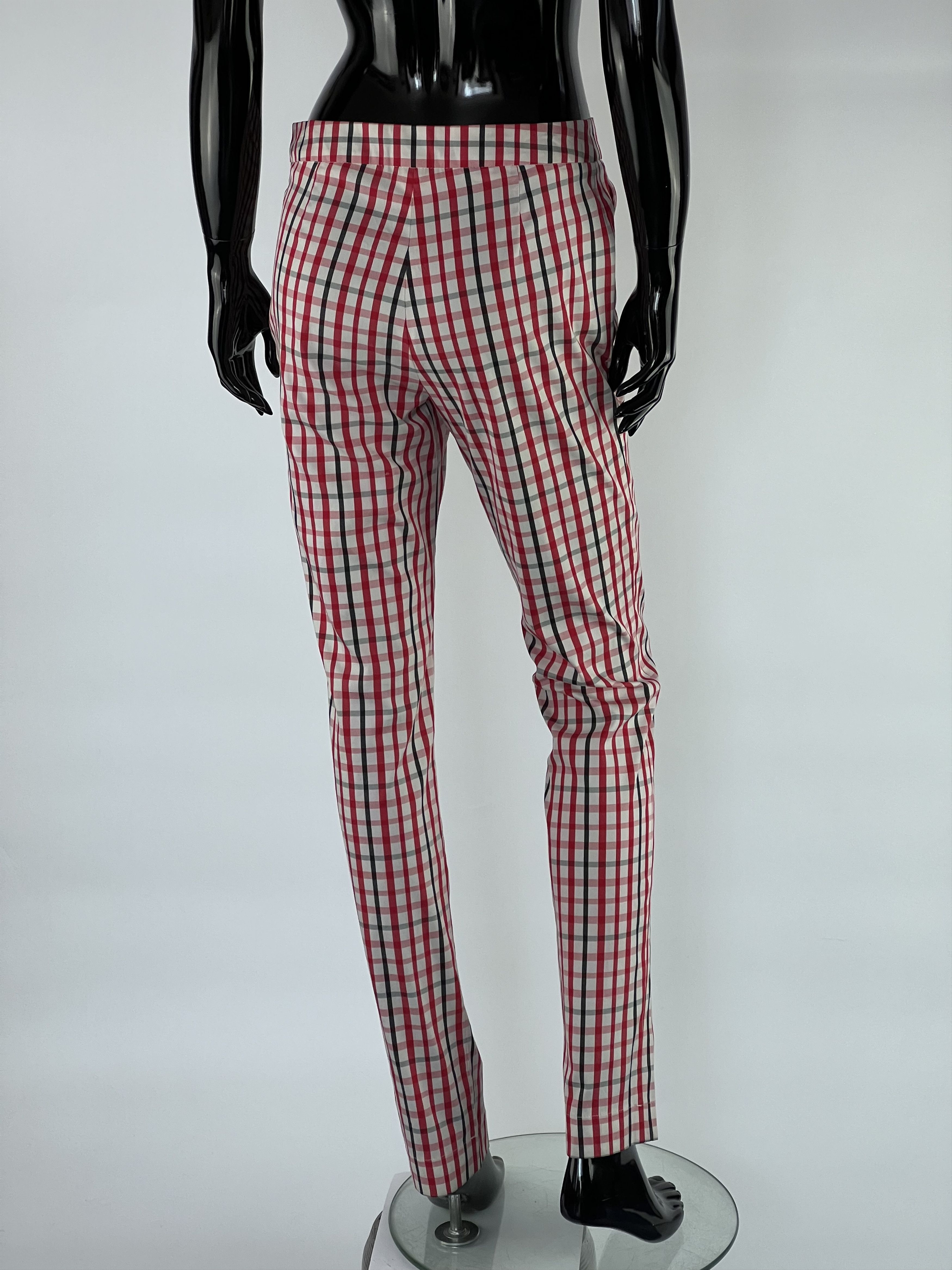 DAKS Daks London Women's Multicolor Check Pants Size UK8 IT40 Size 27" / US 4 / IT 40 - 3 Thumbnail