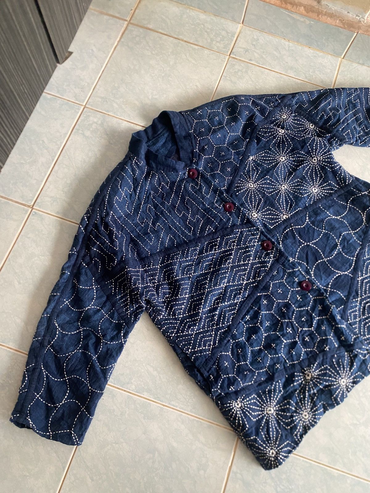 Japanese Brand Vintage Japanese sashiko jacket Size XL / US 12-14 / IT 48-50 - 4 Thumbnail