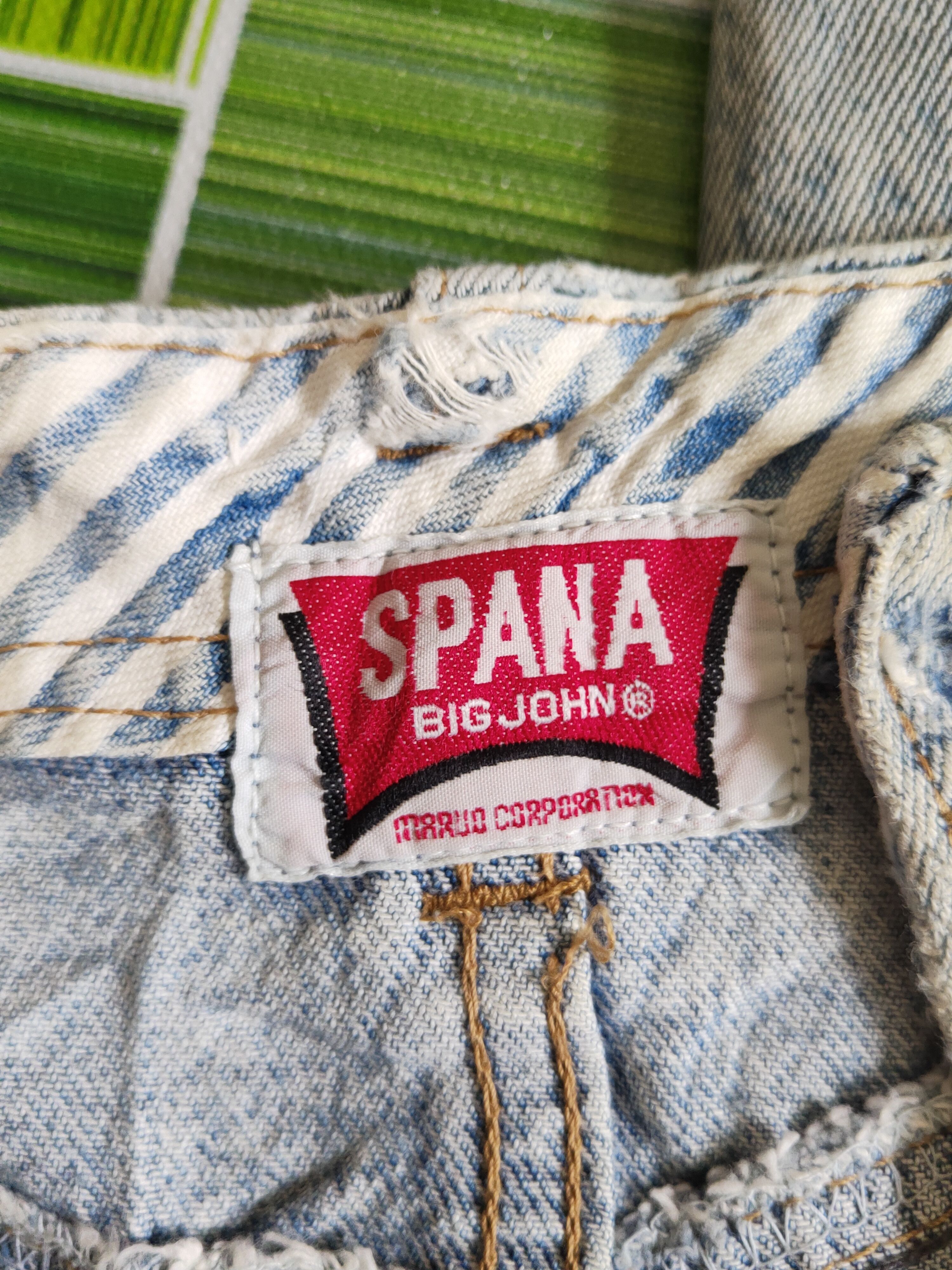 Big John Spana-Big John Blue Distressed vintage Denim#S16 16 Size US 30 / EU 46 - 17 Thumbnail
