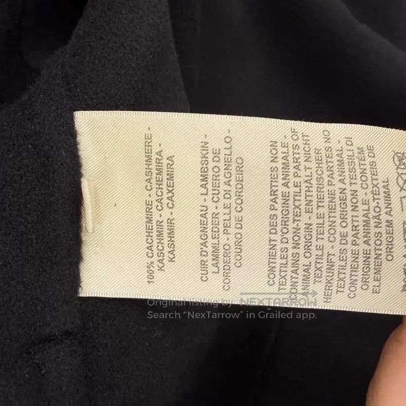 Hermes Hermes Black Cashmere Coat with Belt and Buckle, Mid-Lengt Size S / US 4 / IT 40 - 3 Thumbnail