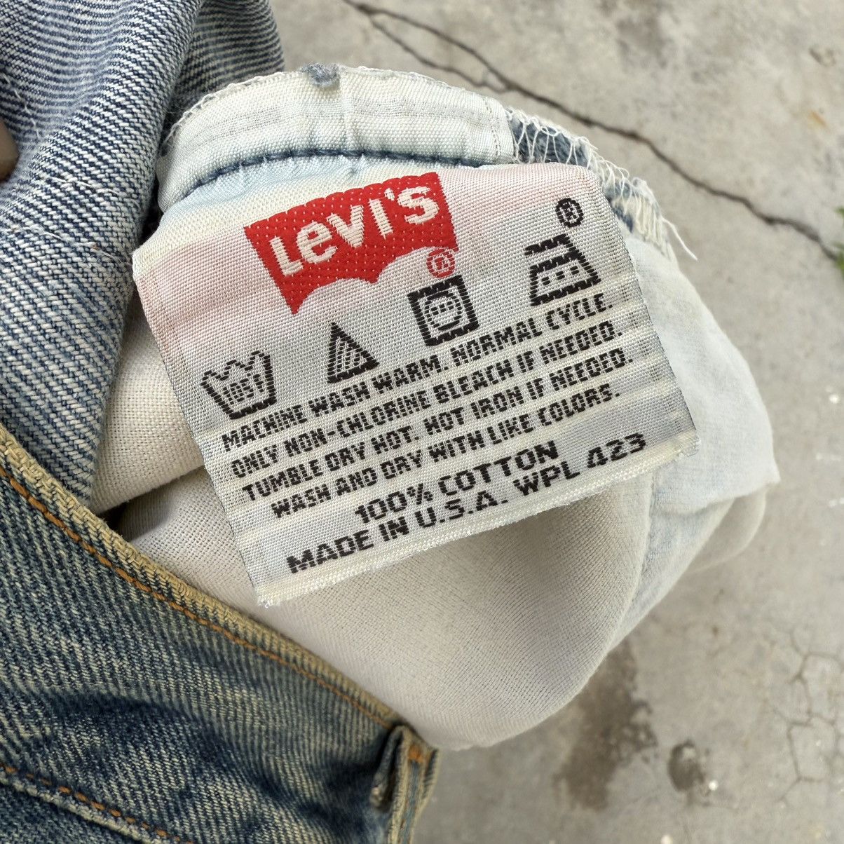 Levi's Vintage Clothing VINTAGE LEVI'S 501 USA 99' FOR WOMEN RUSTY DENIM JEAN PANTS Size US 31 - 17 Thumbnail