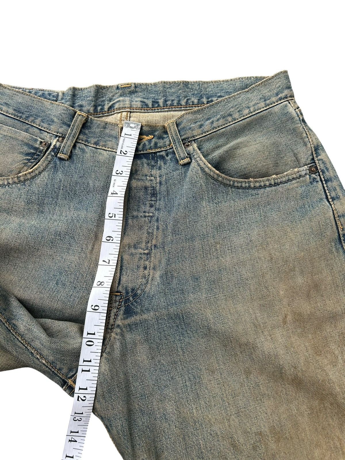 Kapital Thrashed Vintage Edwin 505X Selvedge Rusty Denim Jeans Size US 33 - 22 Thumbnail